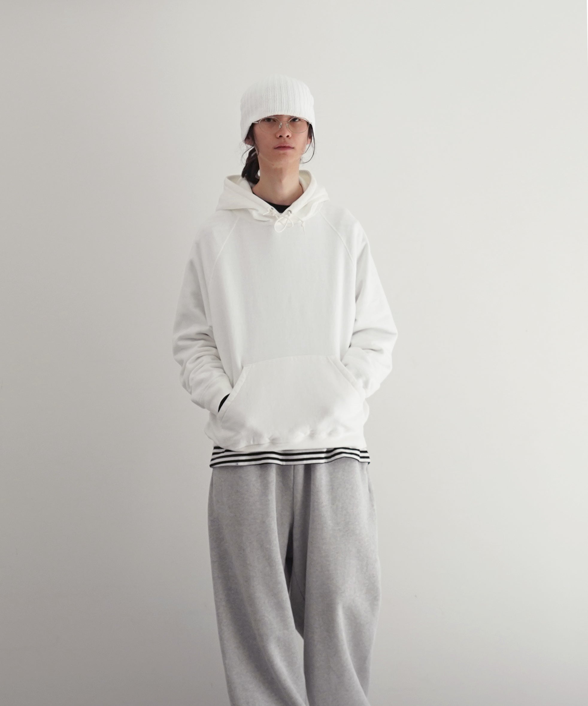 UNUSED Us2527 Sweat hoodie "WHITE"