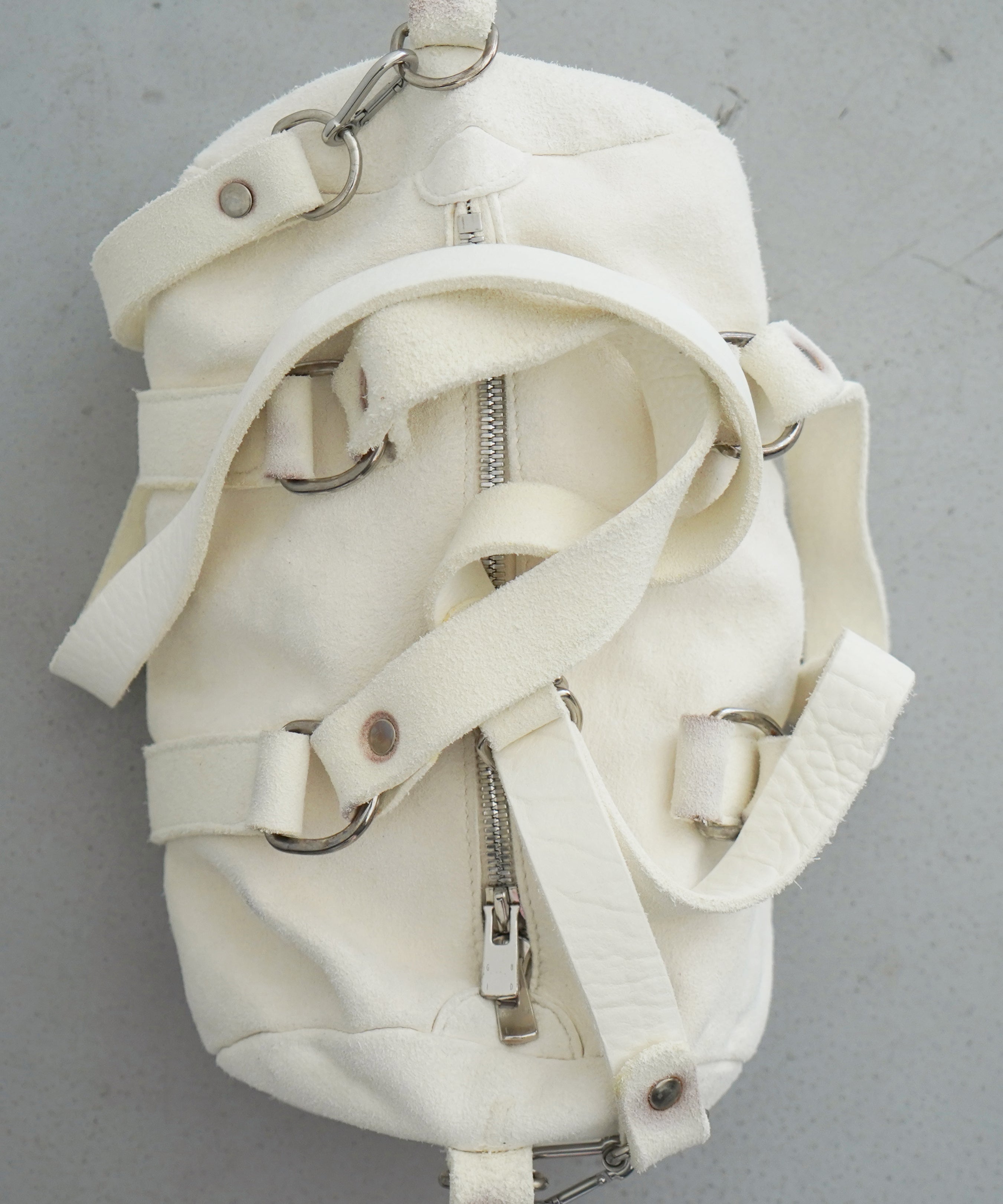 GUIDI Soft horse reverse "WHITE"
