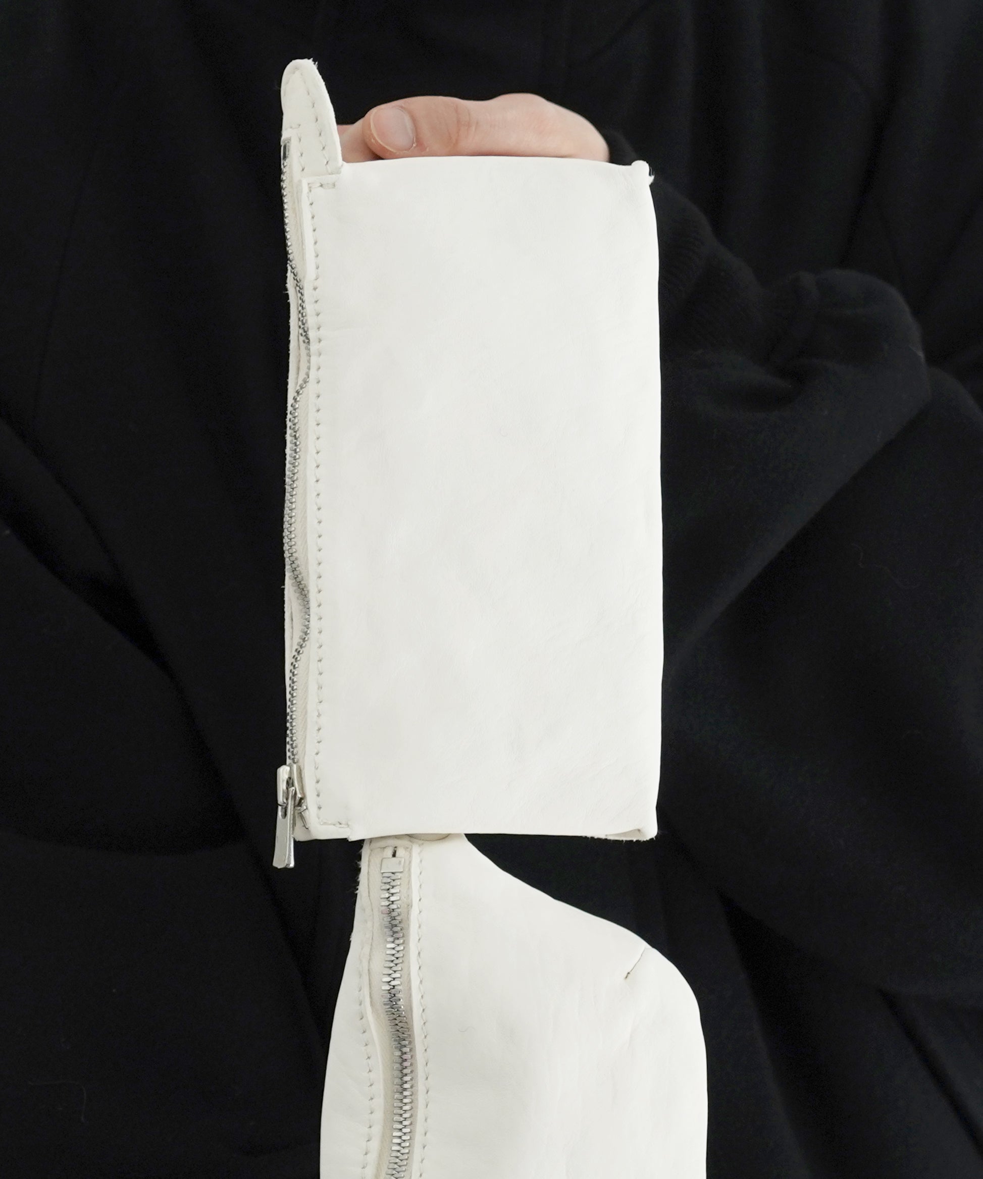 GUIDI Soft horse & groppone full grain "WHITE"