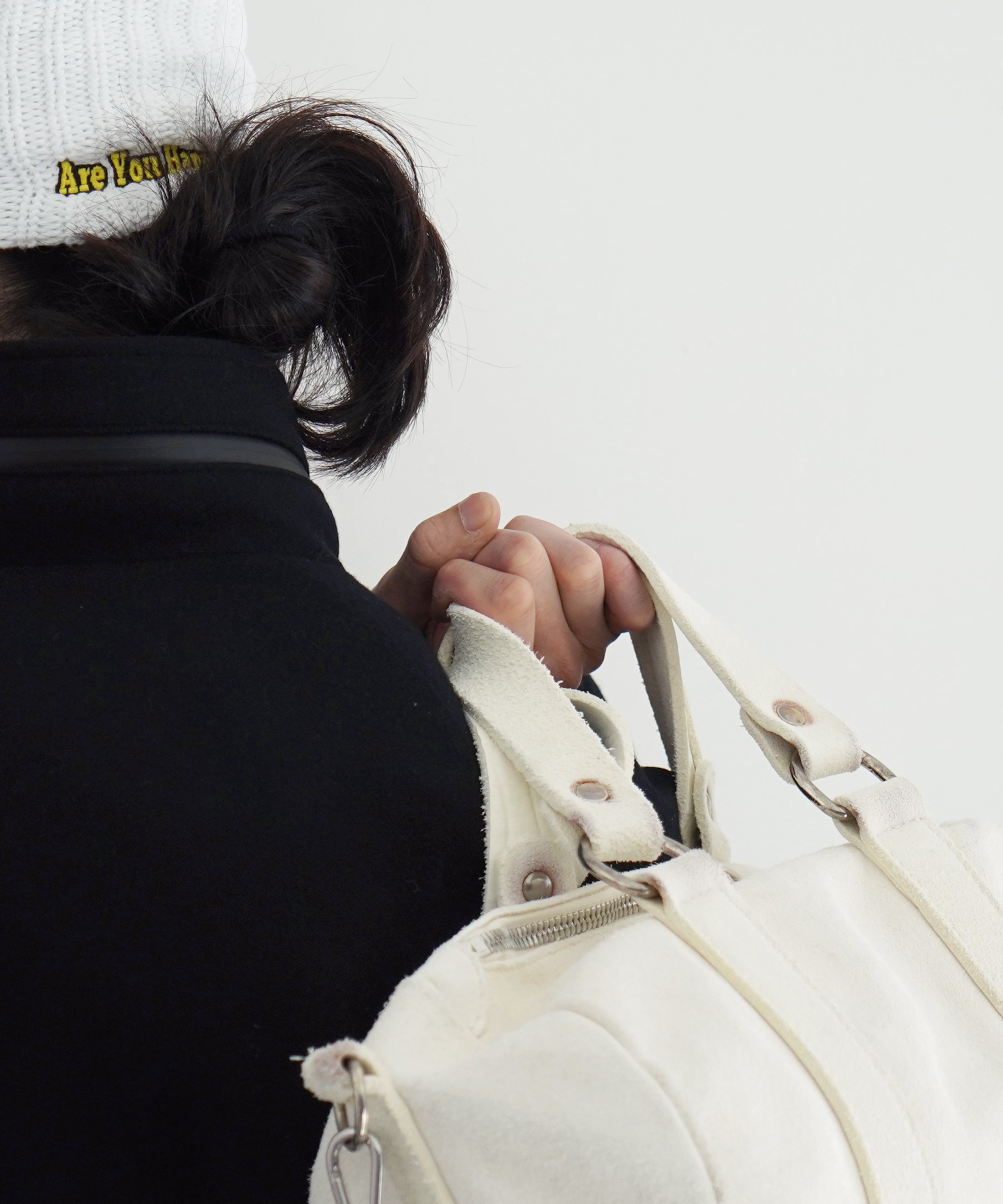 GUIDI Soft horse reverse "WHITE"