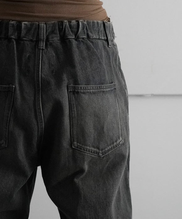 KAIKO The denim loose fit vintage 2 "BLACK"