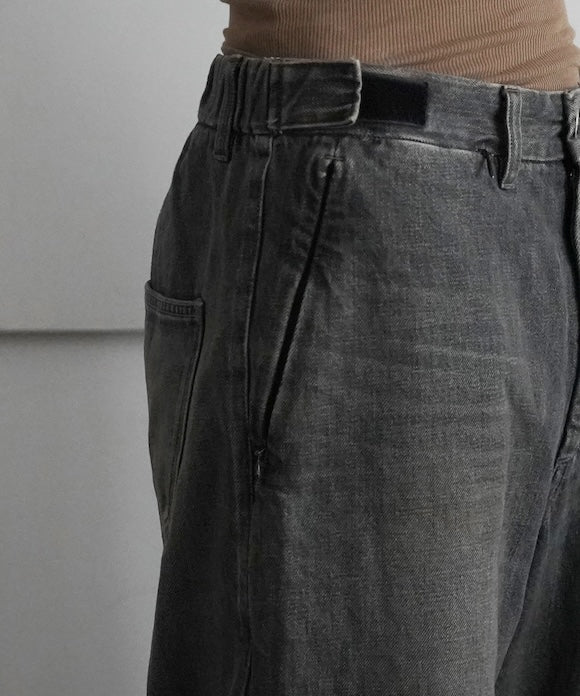 KAIKO The denim loose fit vintage 2 "BLACK"