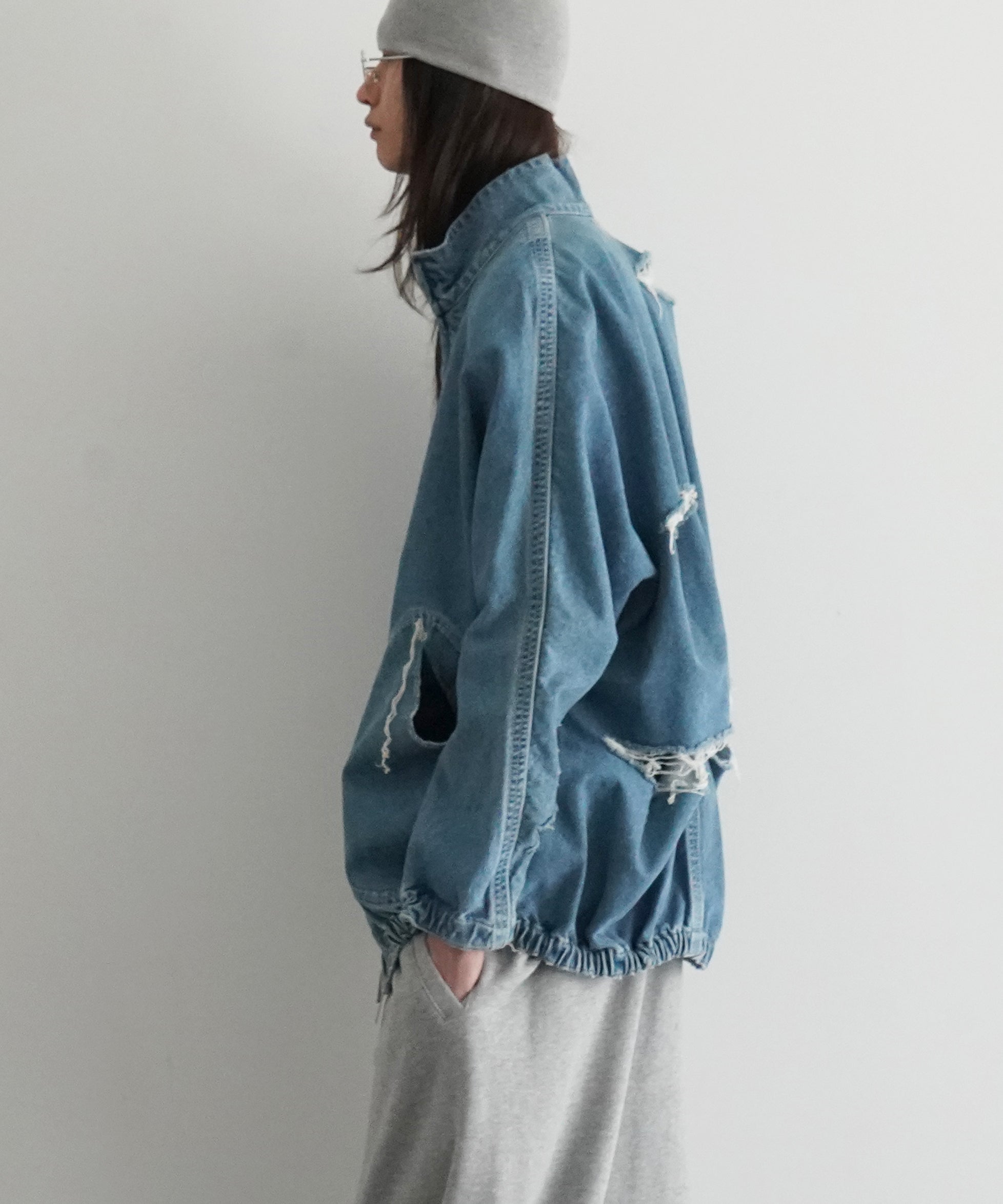 sulvam Dolman zip up jacket "BIO"