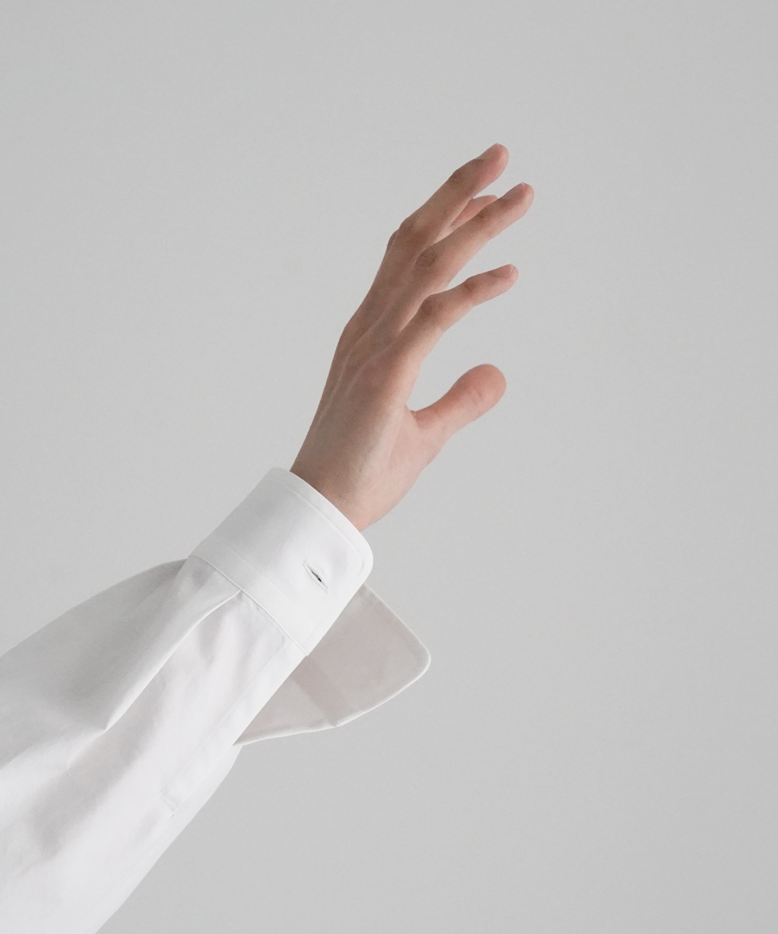 AURALEE Washed finx twill shirt "WHITE"