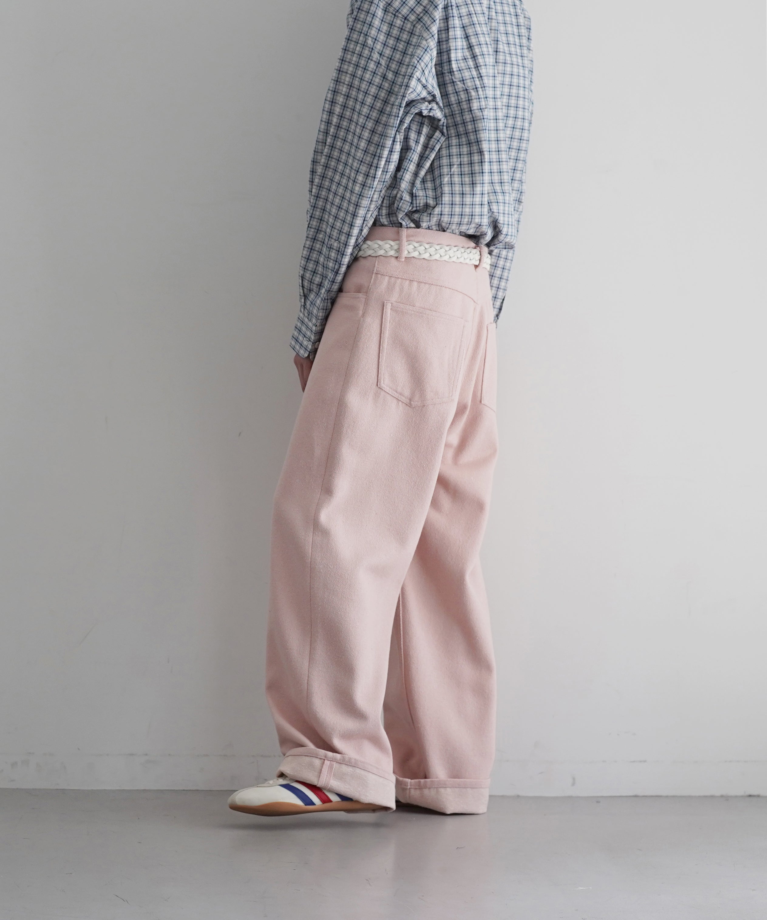 AURALEE【オーラリー】Silk nep denim 5p wide pants 