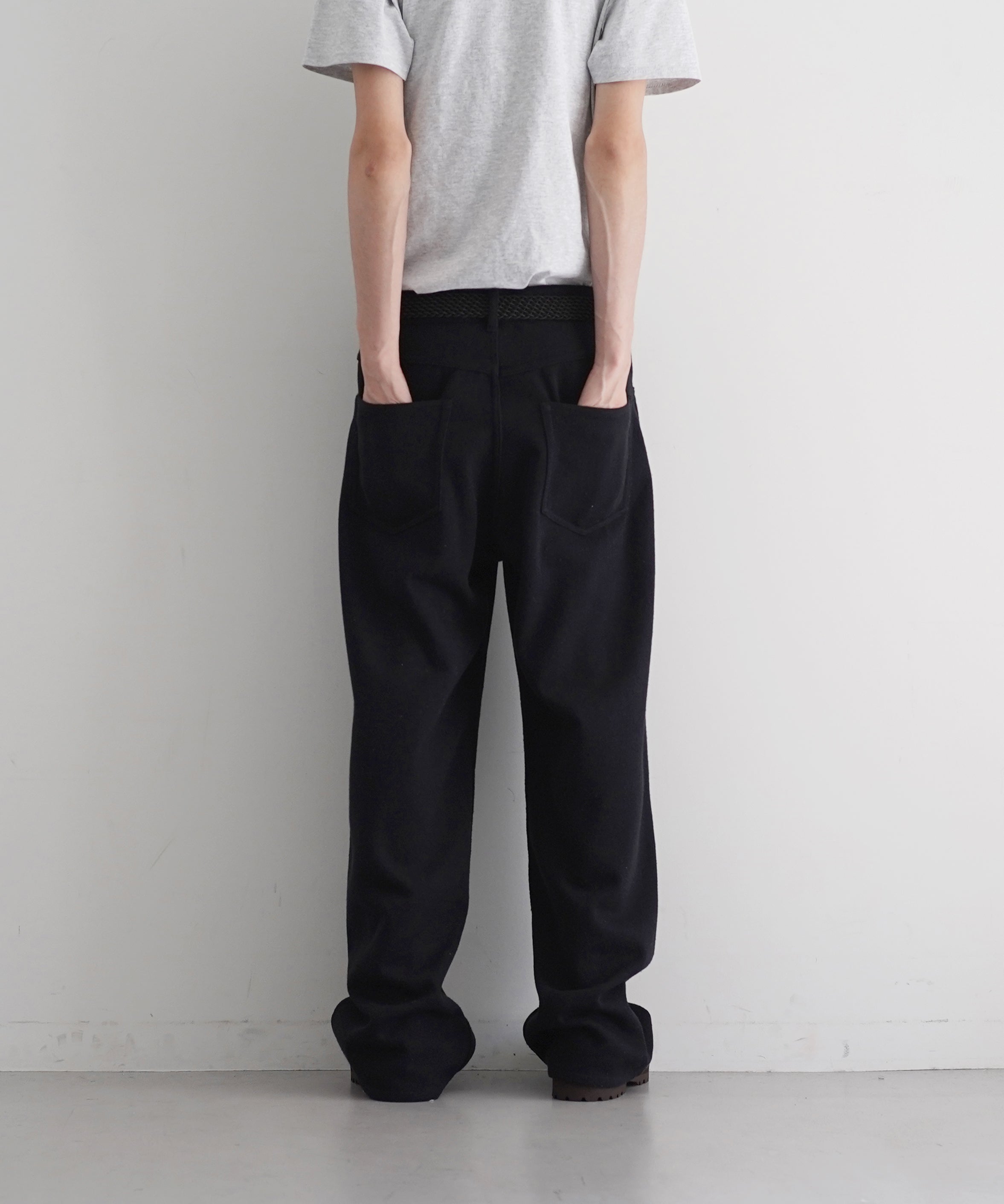 AURALEE【オーラリー】Silk nep denim 5p wide pants 