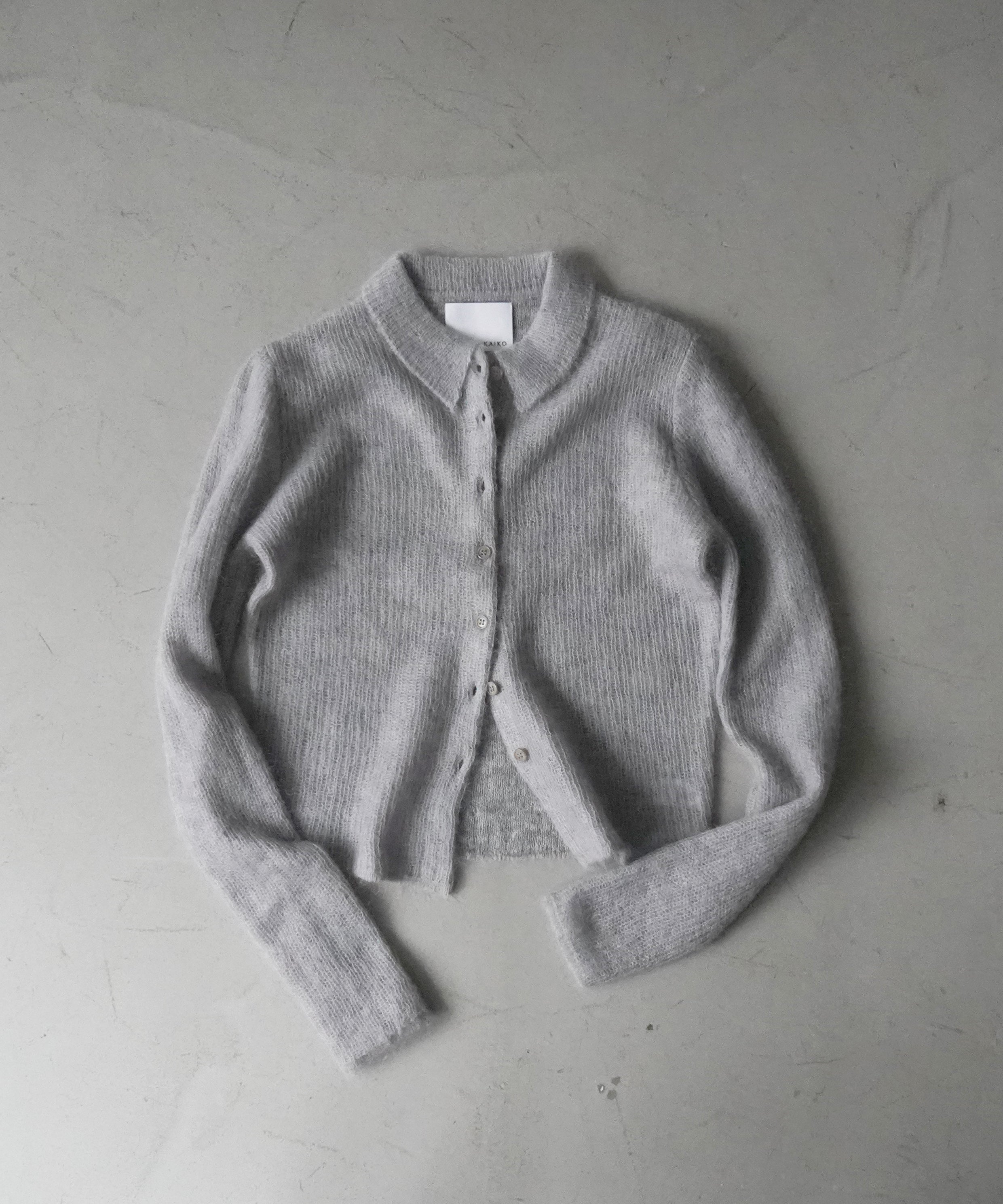 KAIKO Mohair shirts "TOP GRAY?"