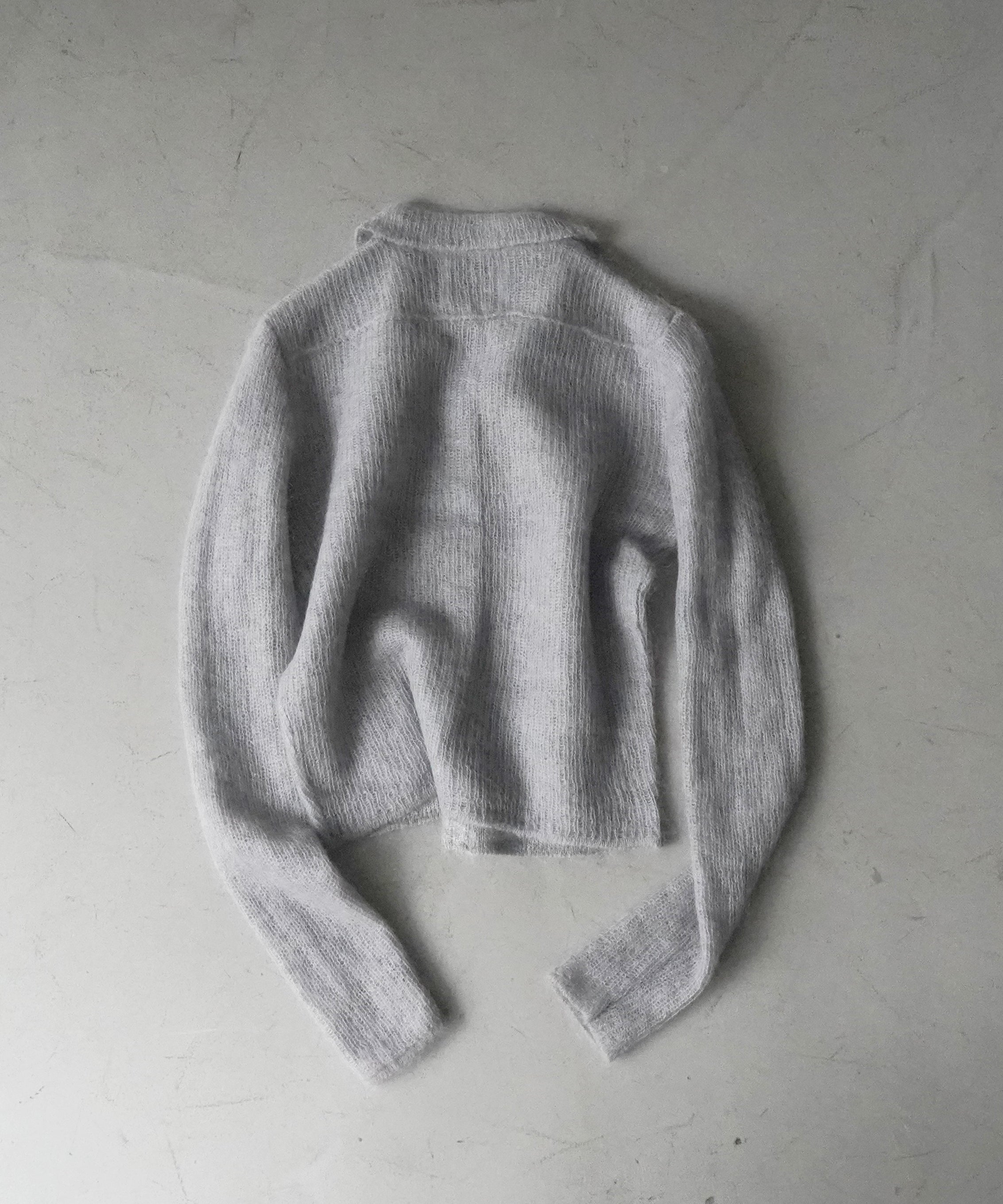 KAIKO Mohair shirts "TOP GRAY?"