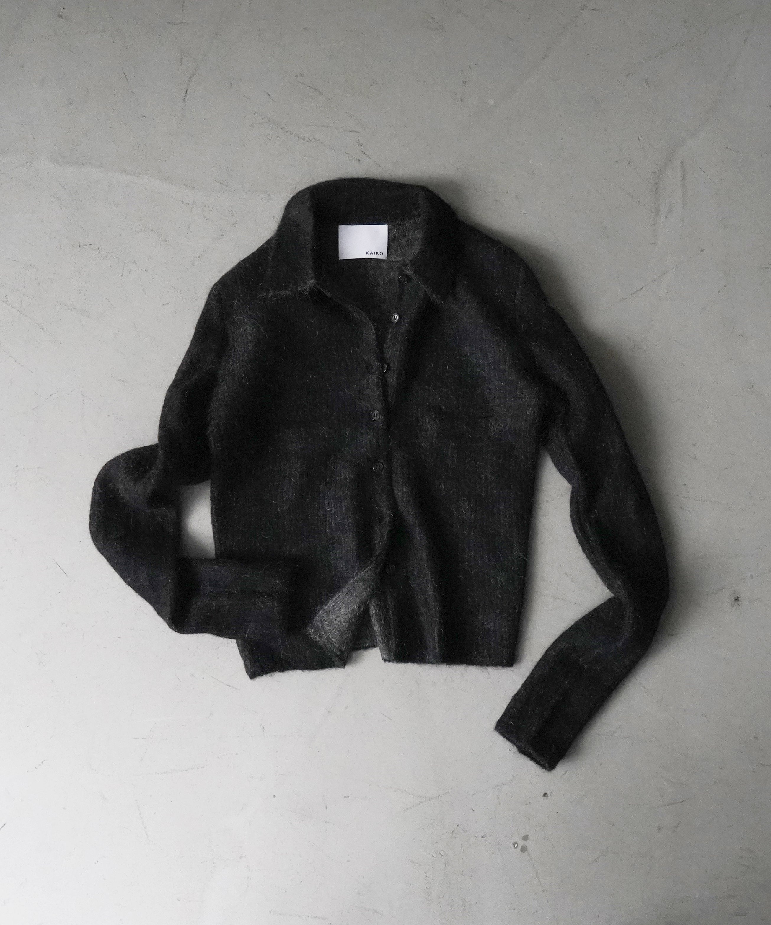 KAIKO Mohair shirts "TOP GRAY?"