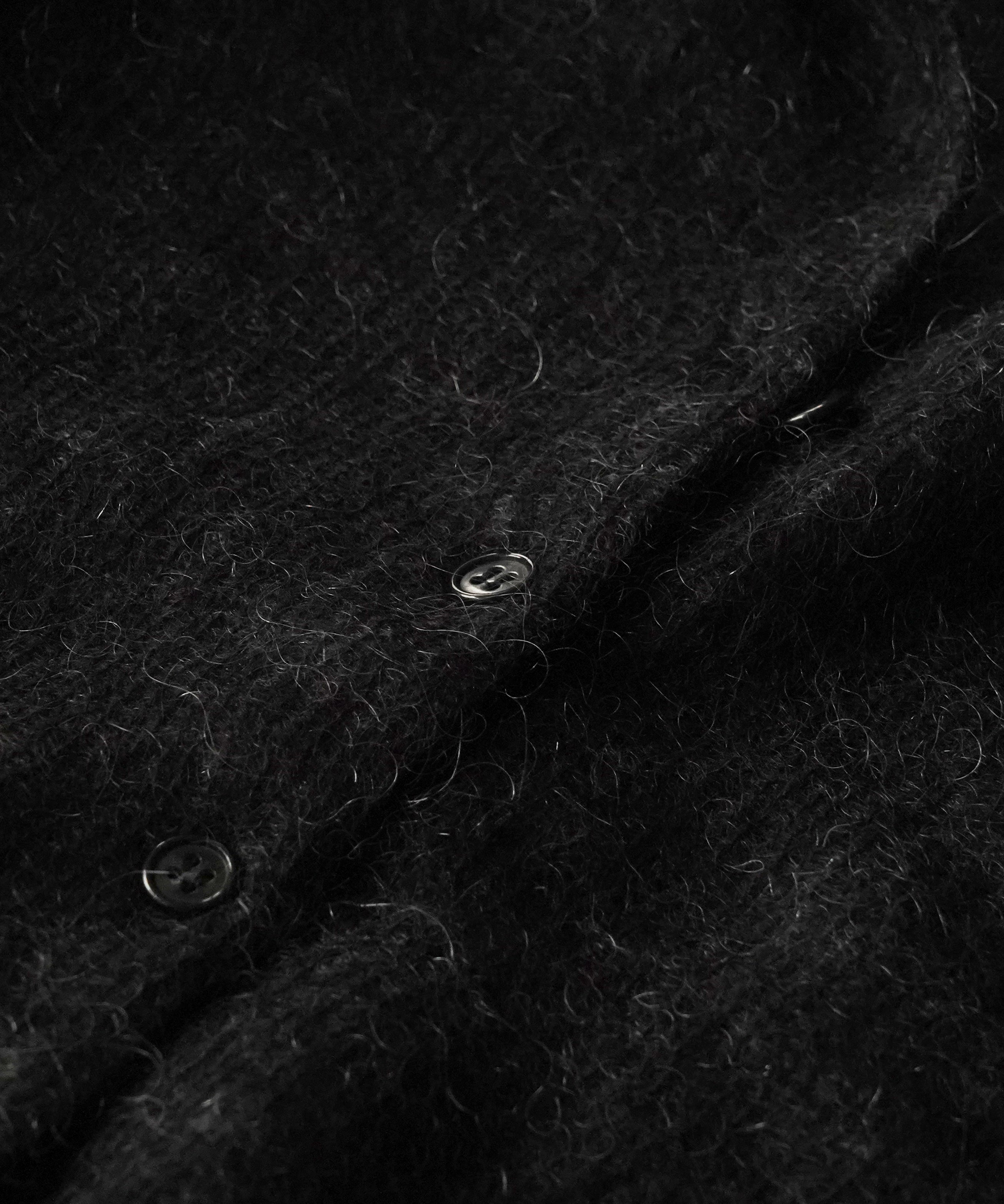 KAIKO Mohair shirts "BLACK"