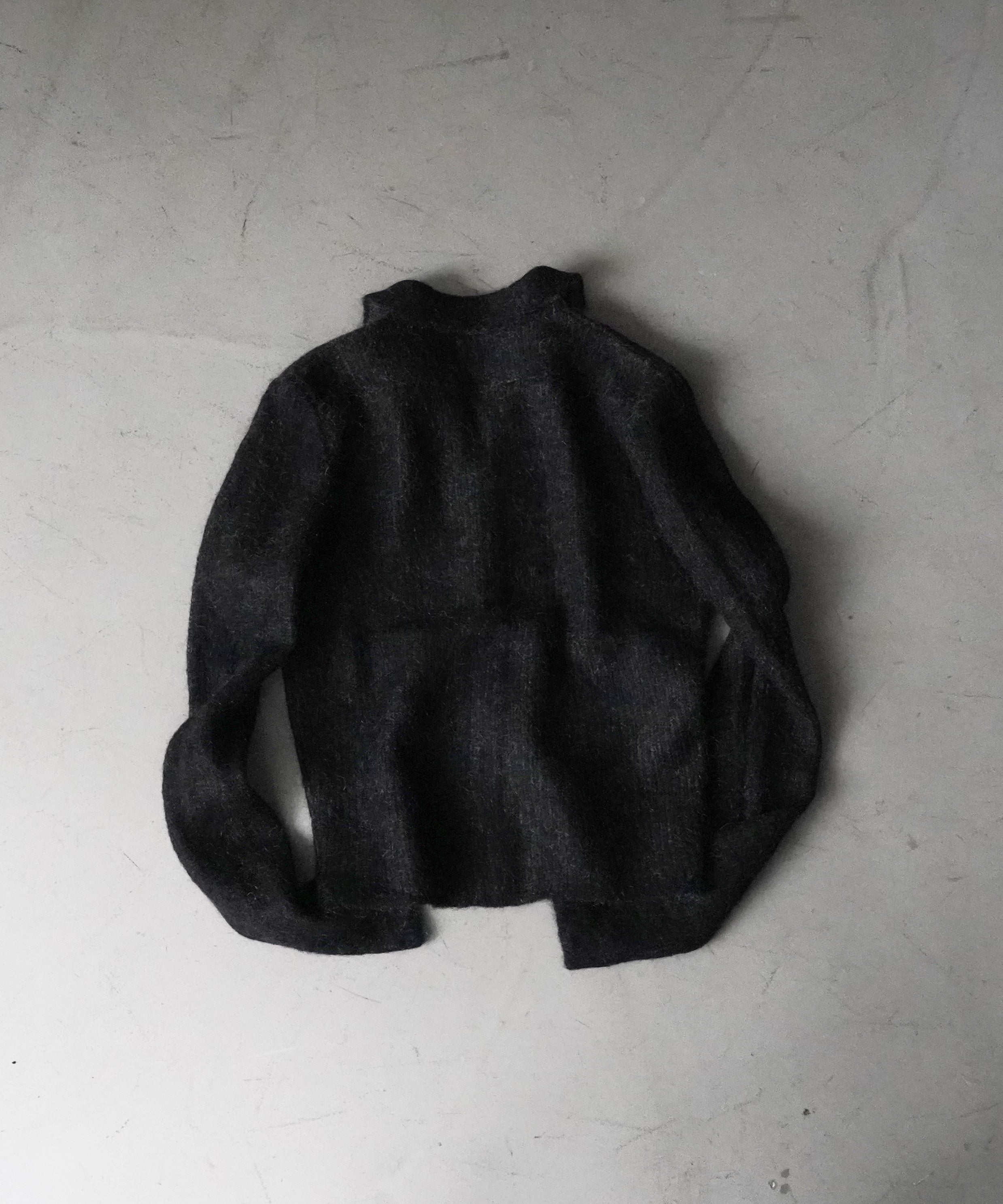 KAIKO Mohair shirts "BLACK"