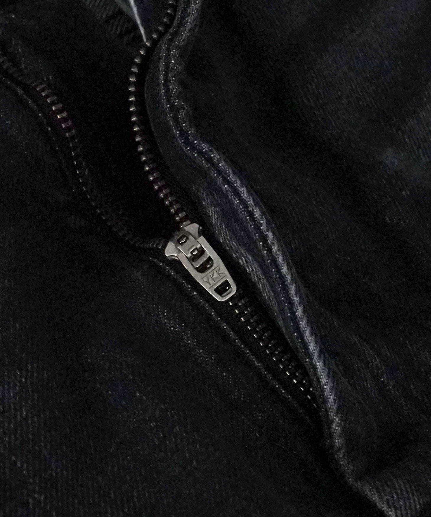 order Loose denim half pants used "BLACK"