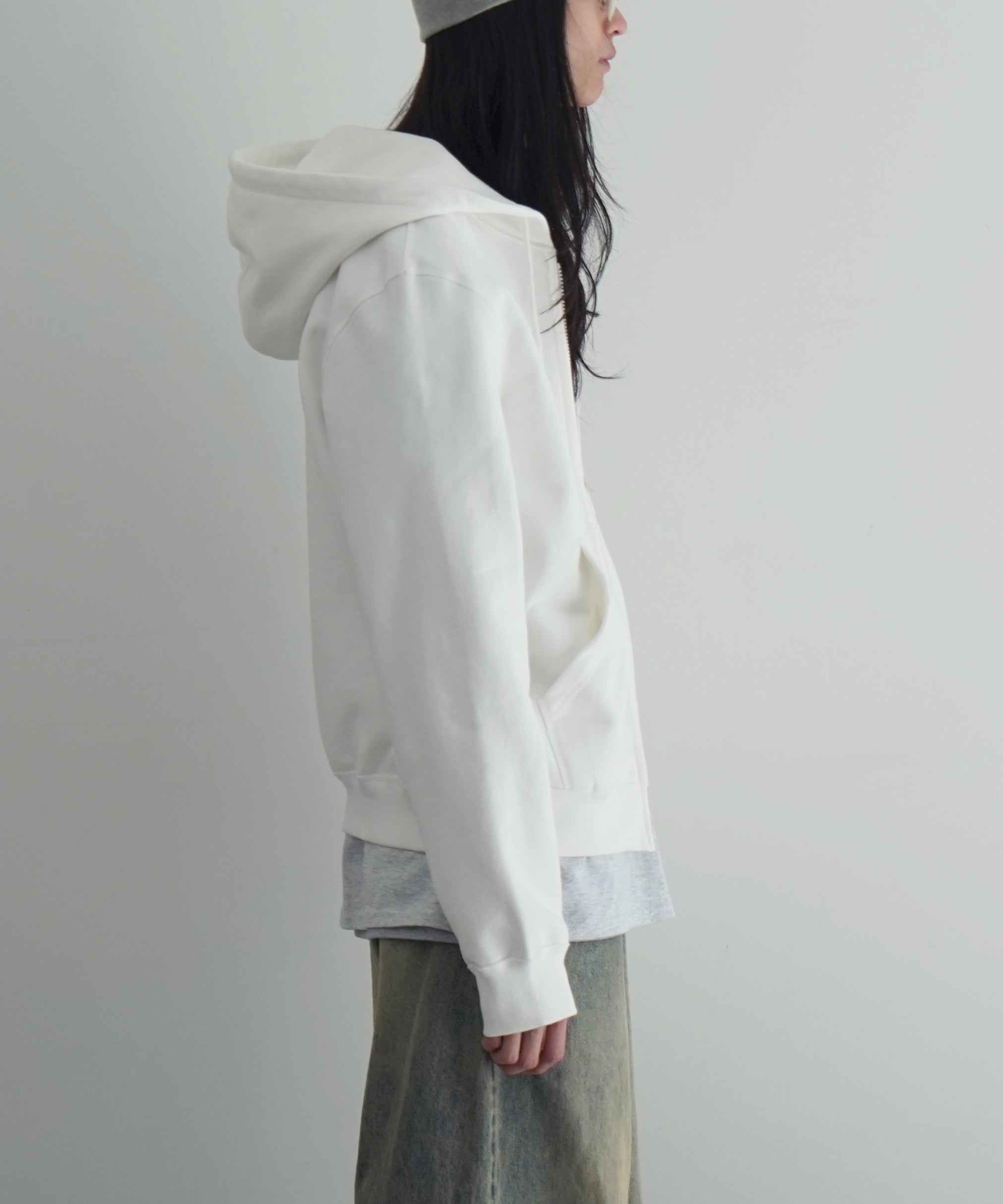 KAIKO Double zip parka "WHITE"