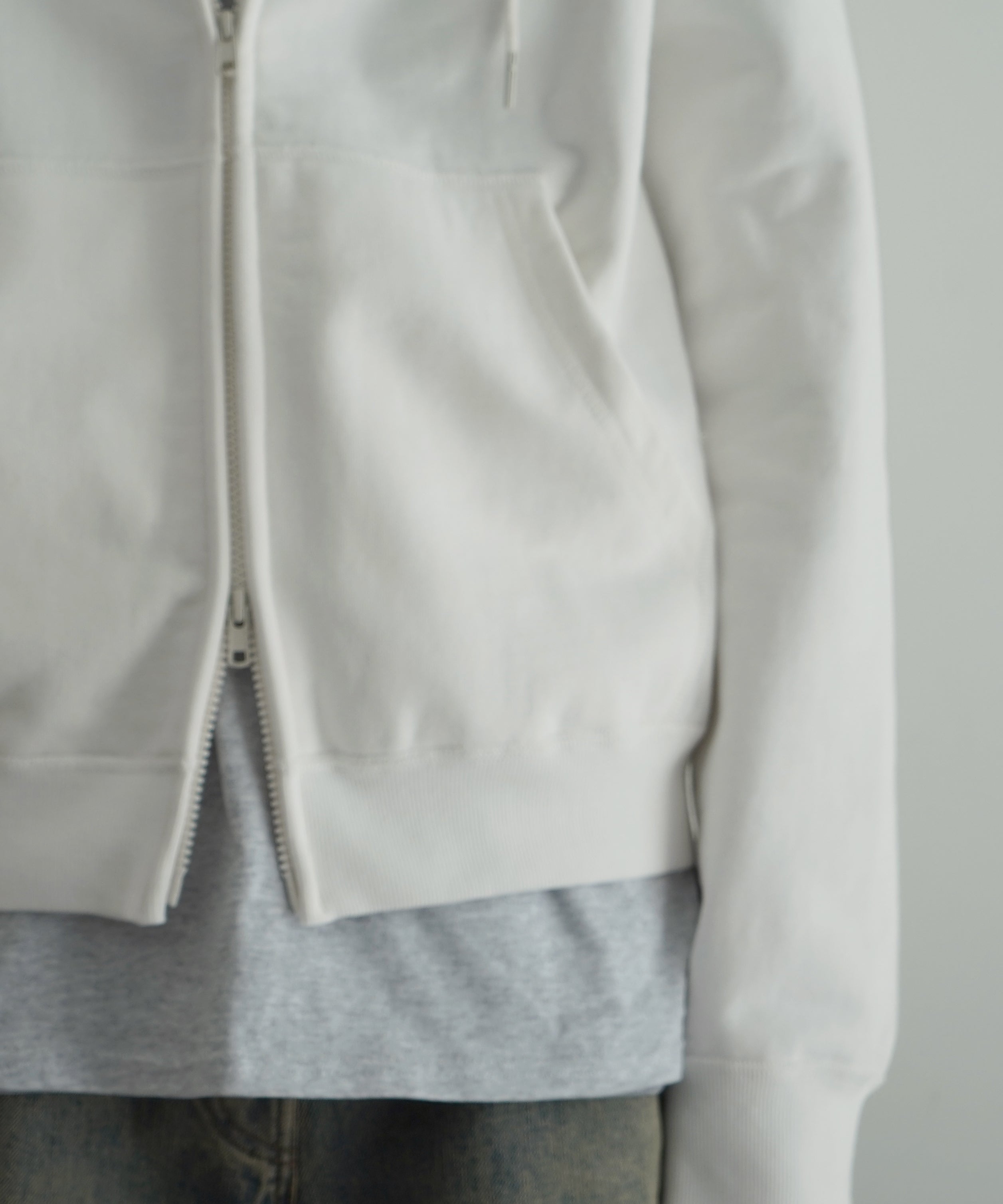 KAIKO Double zip parka "WHITE"