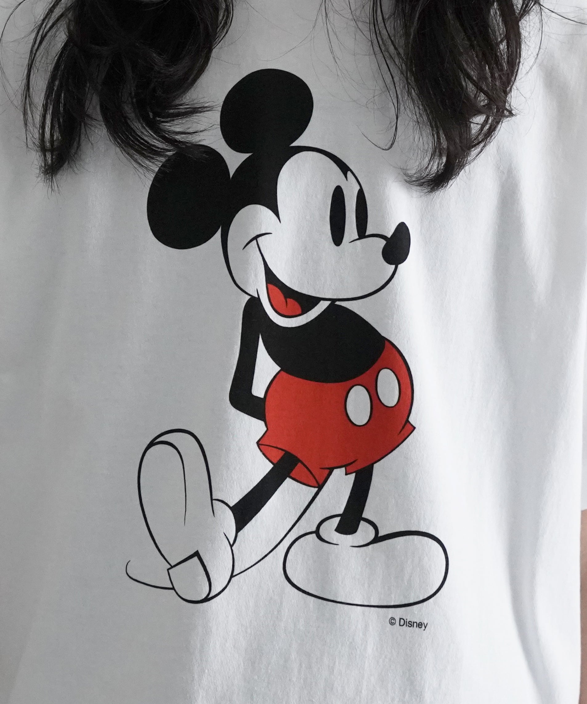 UNUSED Us2459 disney×unused short sleeve tee "WHITE"