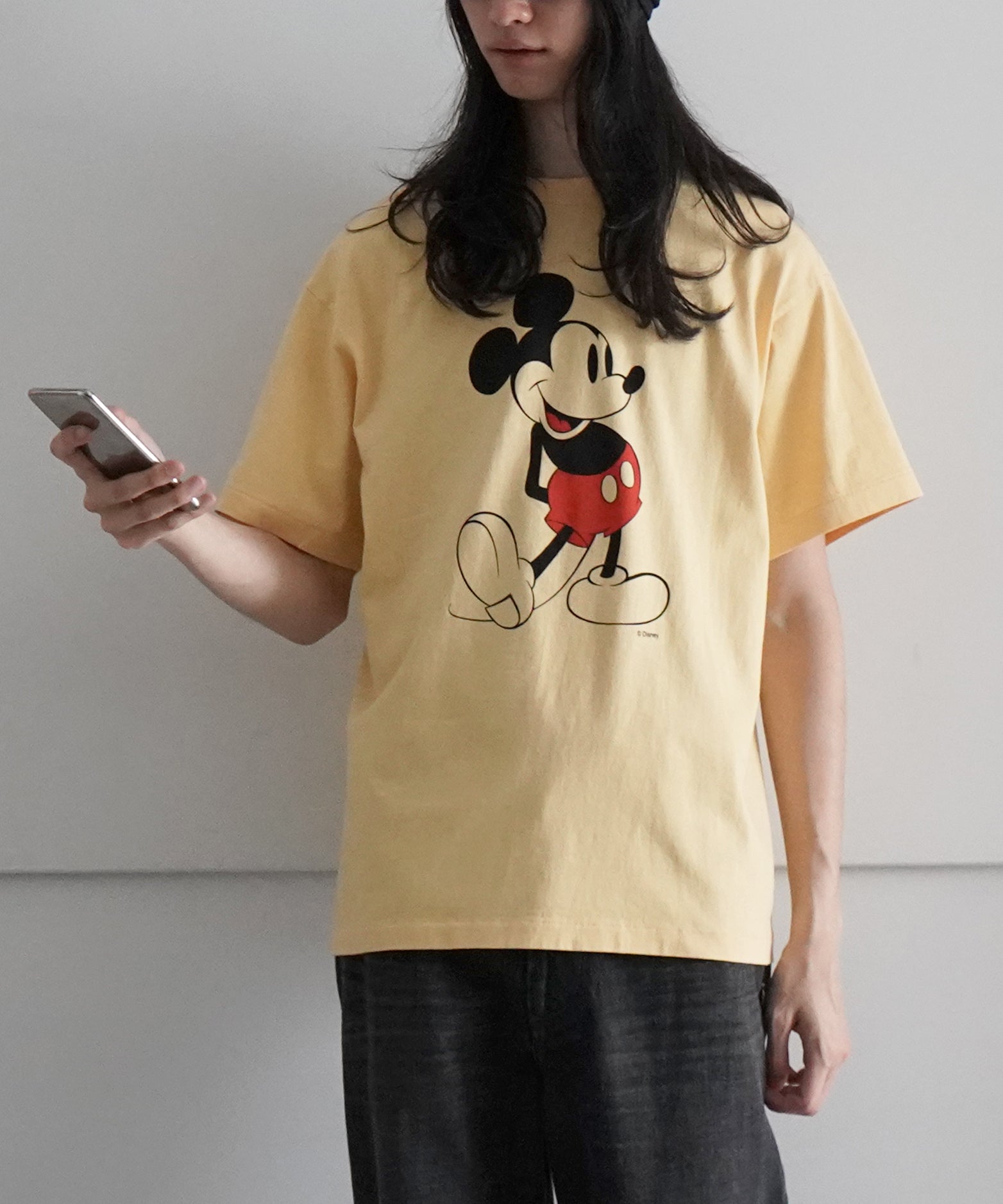 UNUSED Us2459 disney×unused short sleeve tee "WHITE"