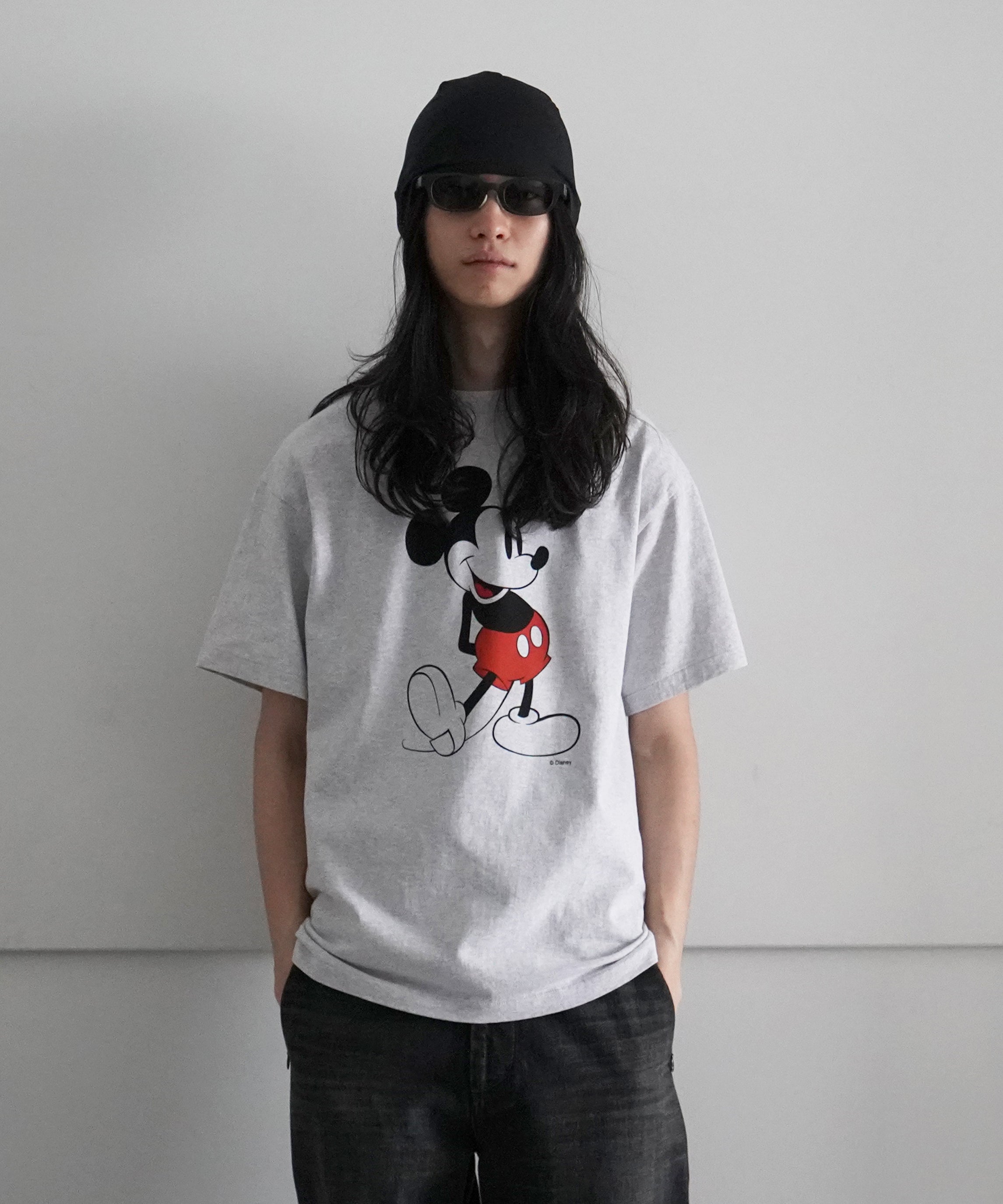 UNUSED Us2459 disney×unused short sleeve tee "PALE OR"