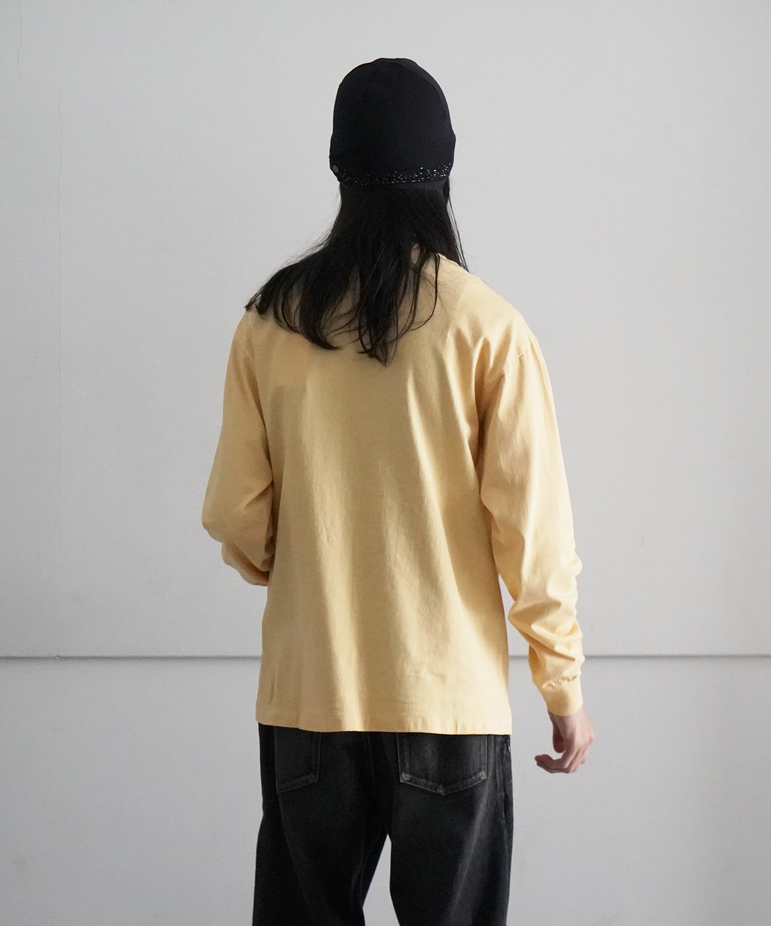 UNUSED Us2458 disney×unused long sleeve tee "YELLOW"