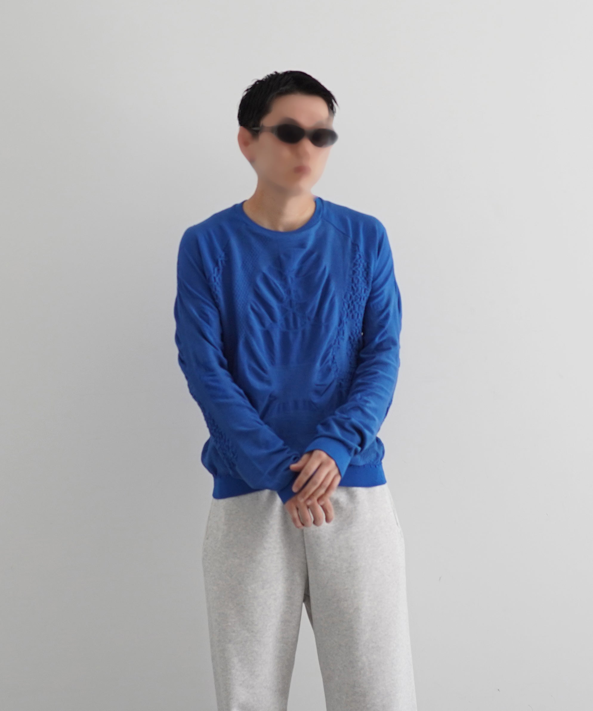 ROA Wama 3d seamless long sleeve "BLUE"