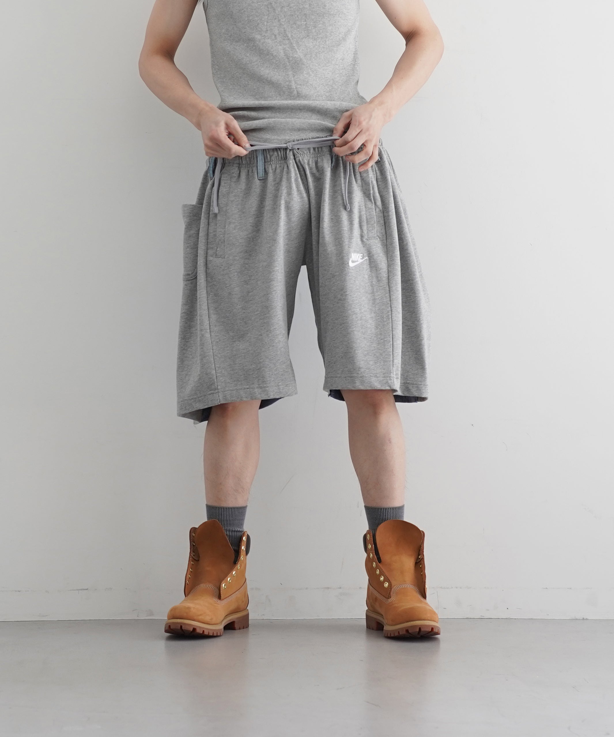 BLESS Over joggingshorts b "LIGHTGREY/DENIMBLUE"
