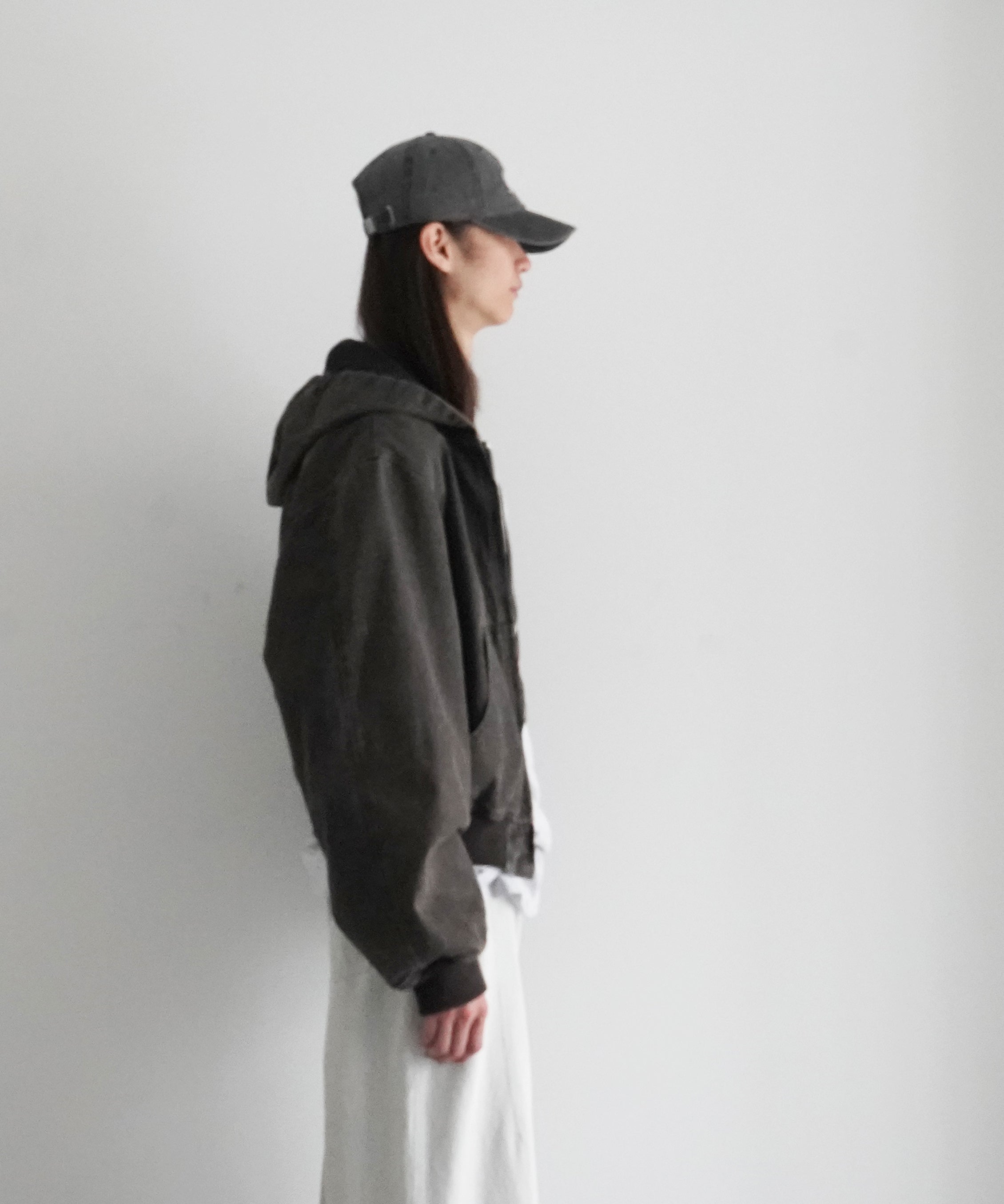 OUR LEGACY Bank jacket "BLACK COATED WASH"