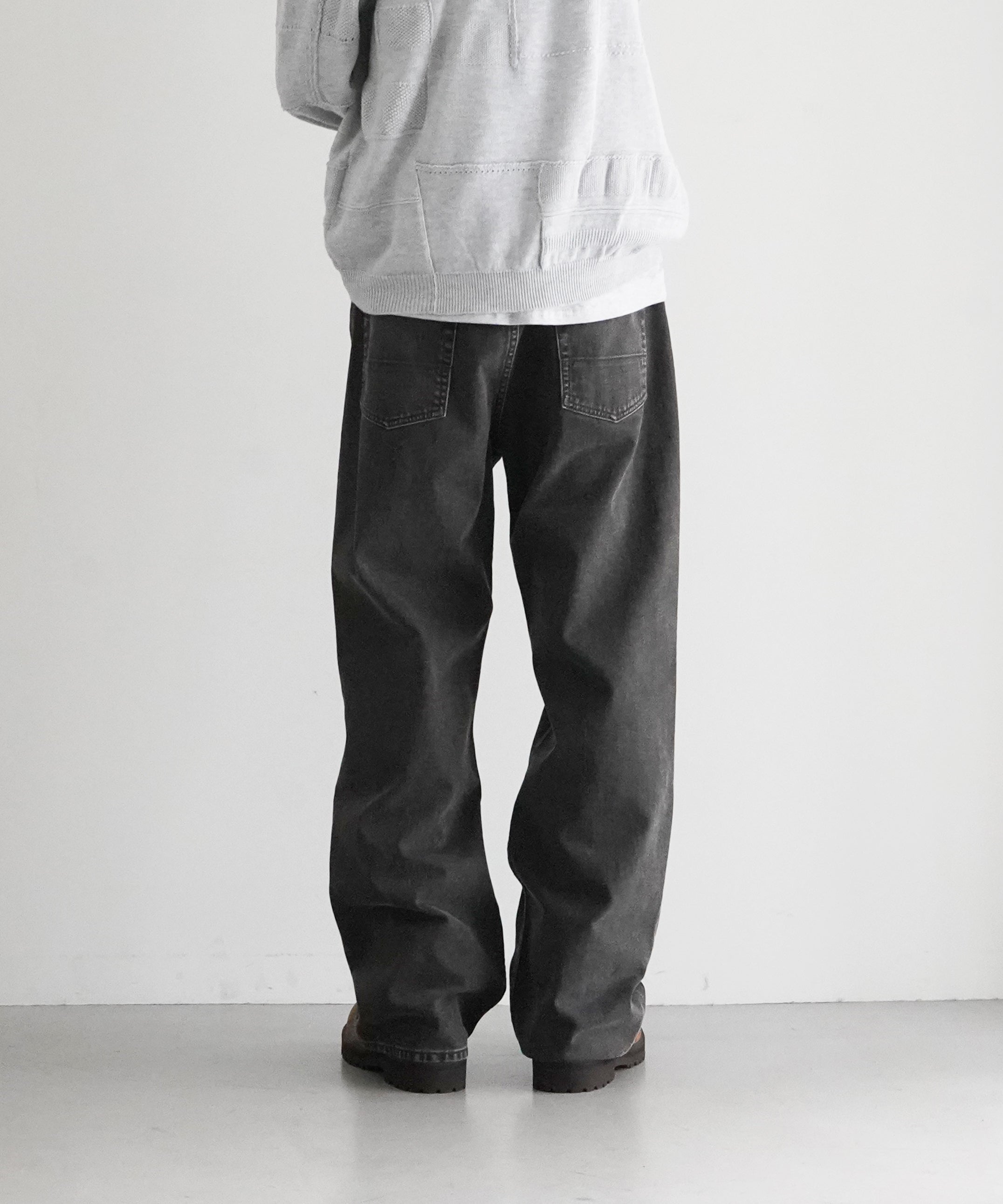 OUR LEGACY Third cut "BLACK COATED WASH"