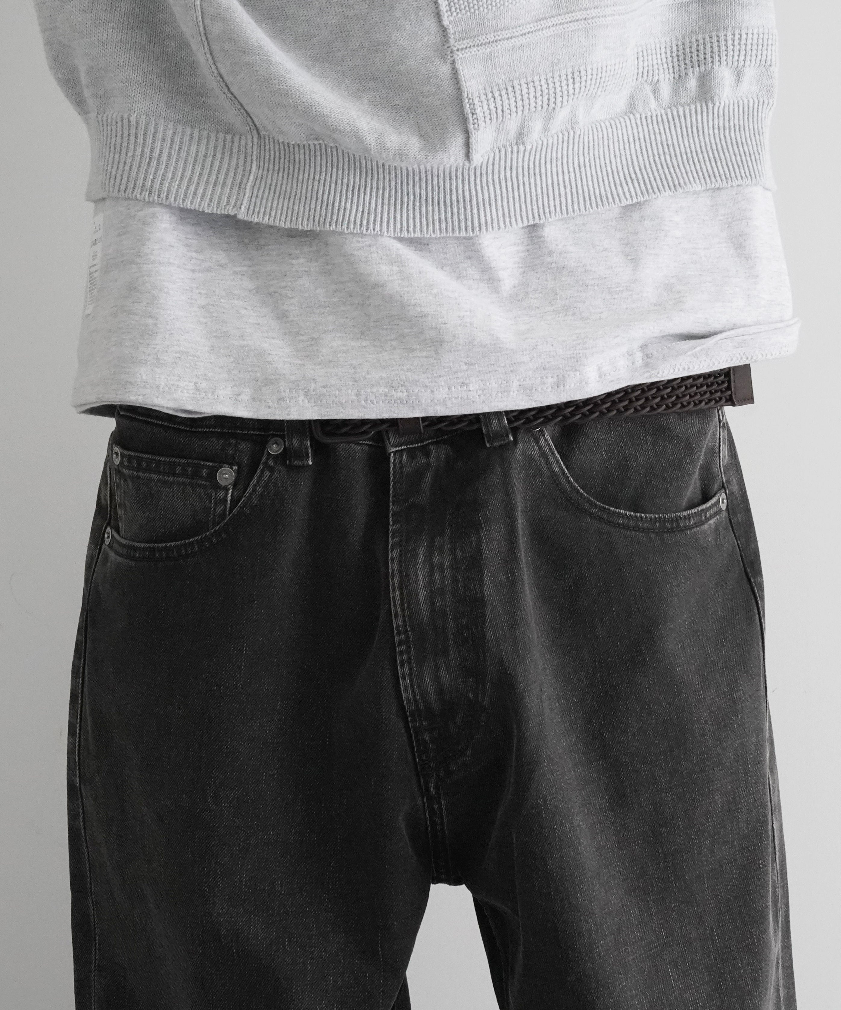 OUR LEGACY Third cut "BLACK COATED WASH"