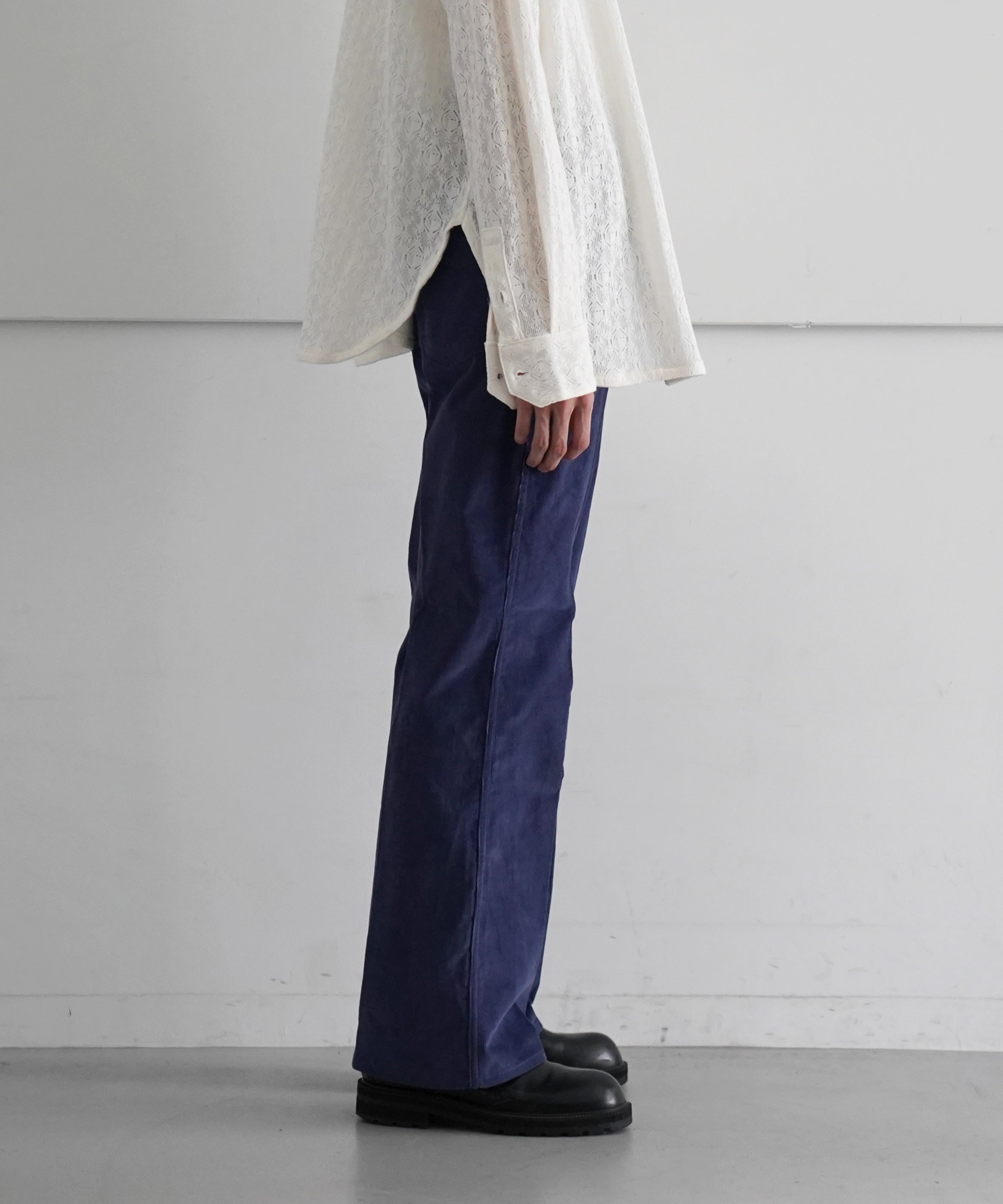 NEEDLES Boot-cut jean - c/pe 14w corduroy "BLUE"