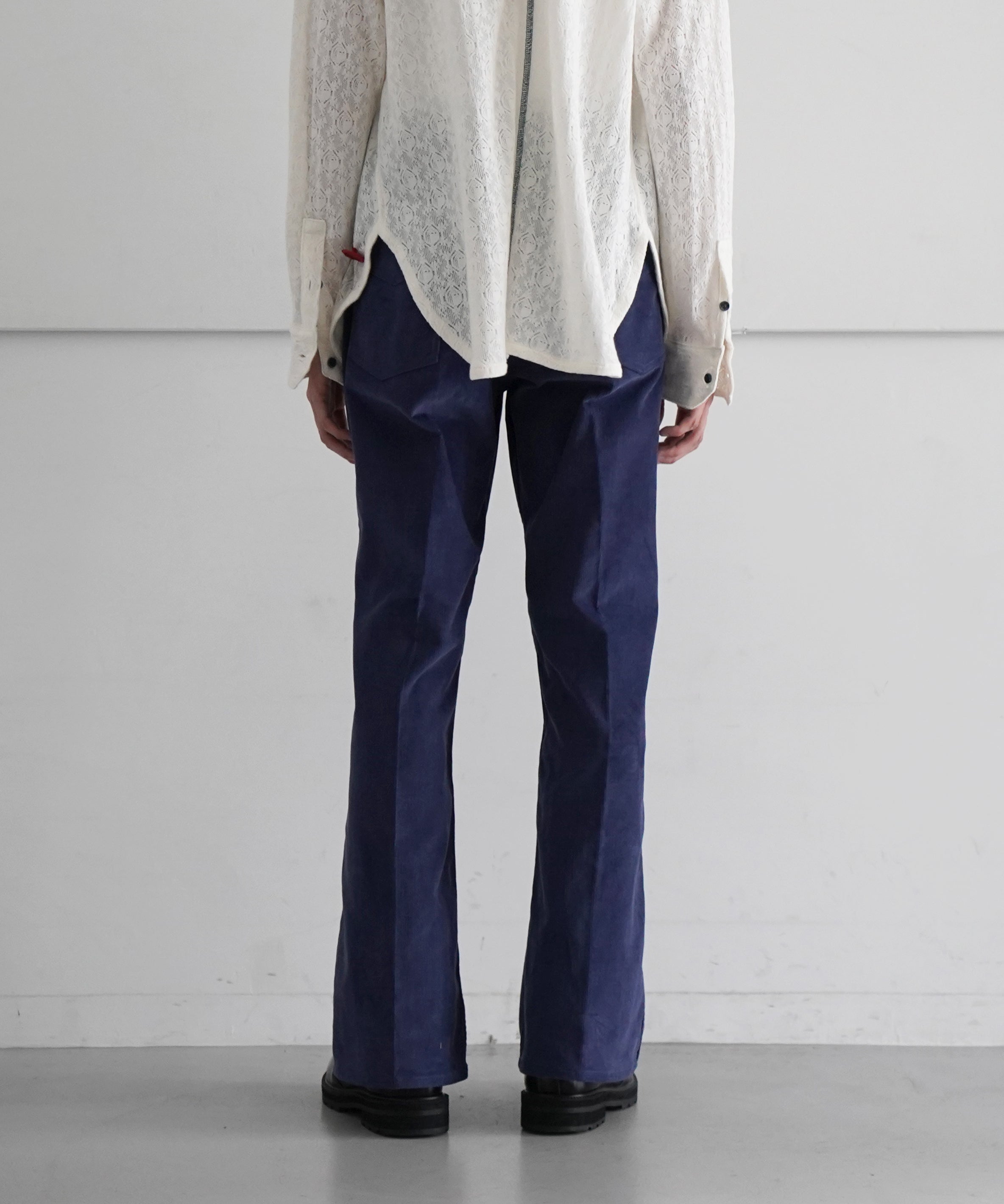 NEEDLES Boot-cut jean - c/pe 14w corduroy "BLUE"