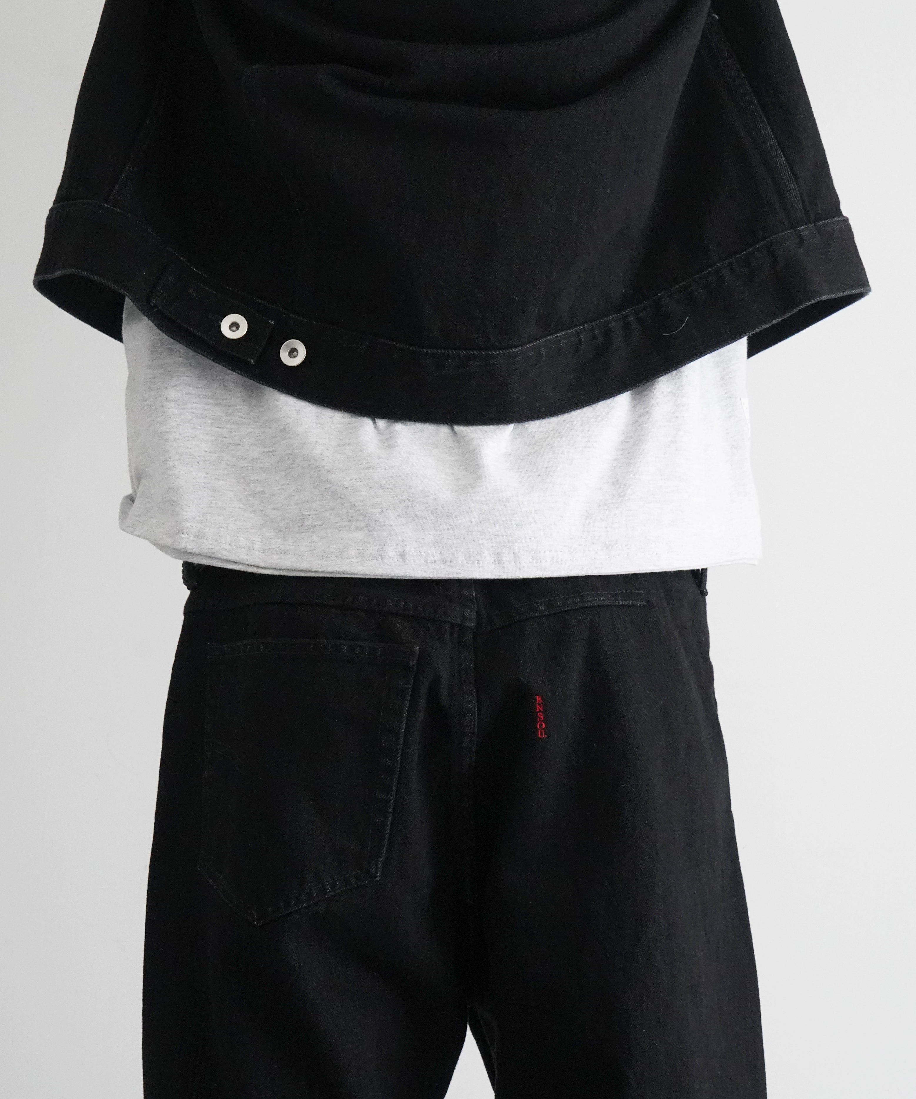ensou. Big-e 4pk jeans-washed "BLACK"