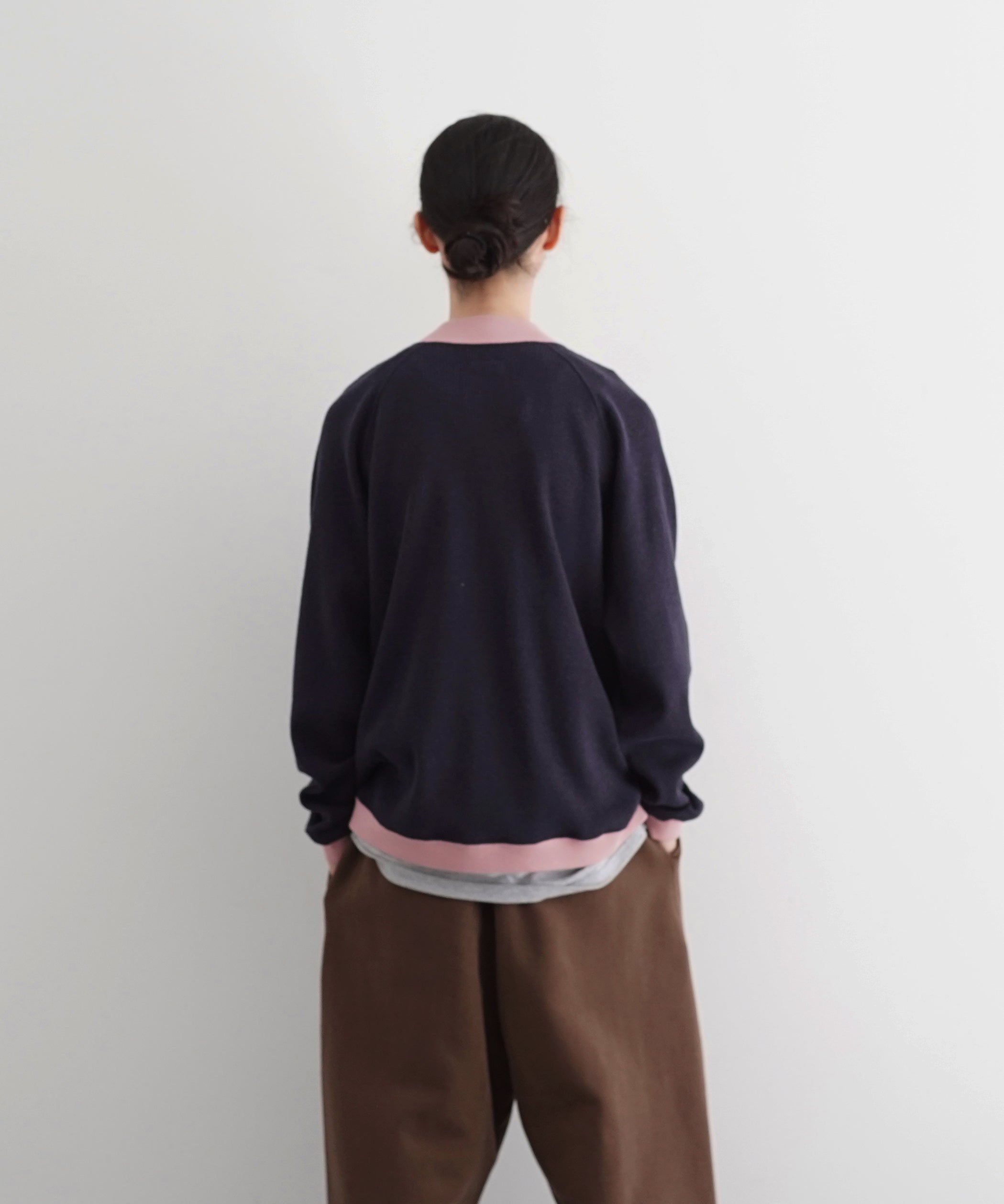 gourmet jeans Waffle bomber "GRAPE"