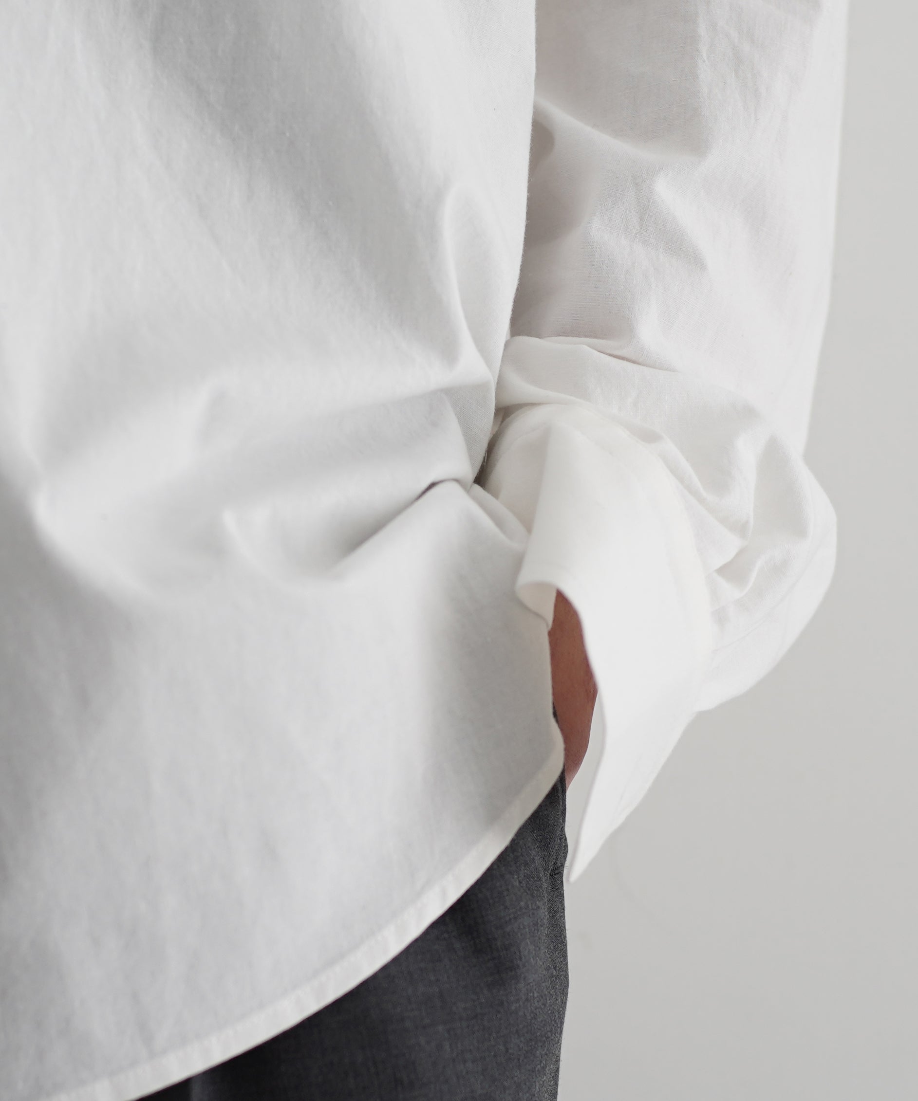 NEONSIGN Unfinished shirt "OFF WHT"