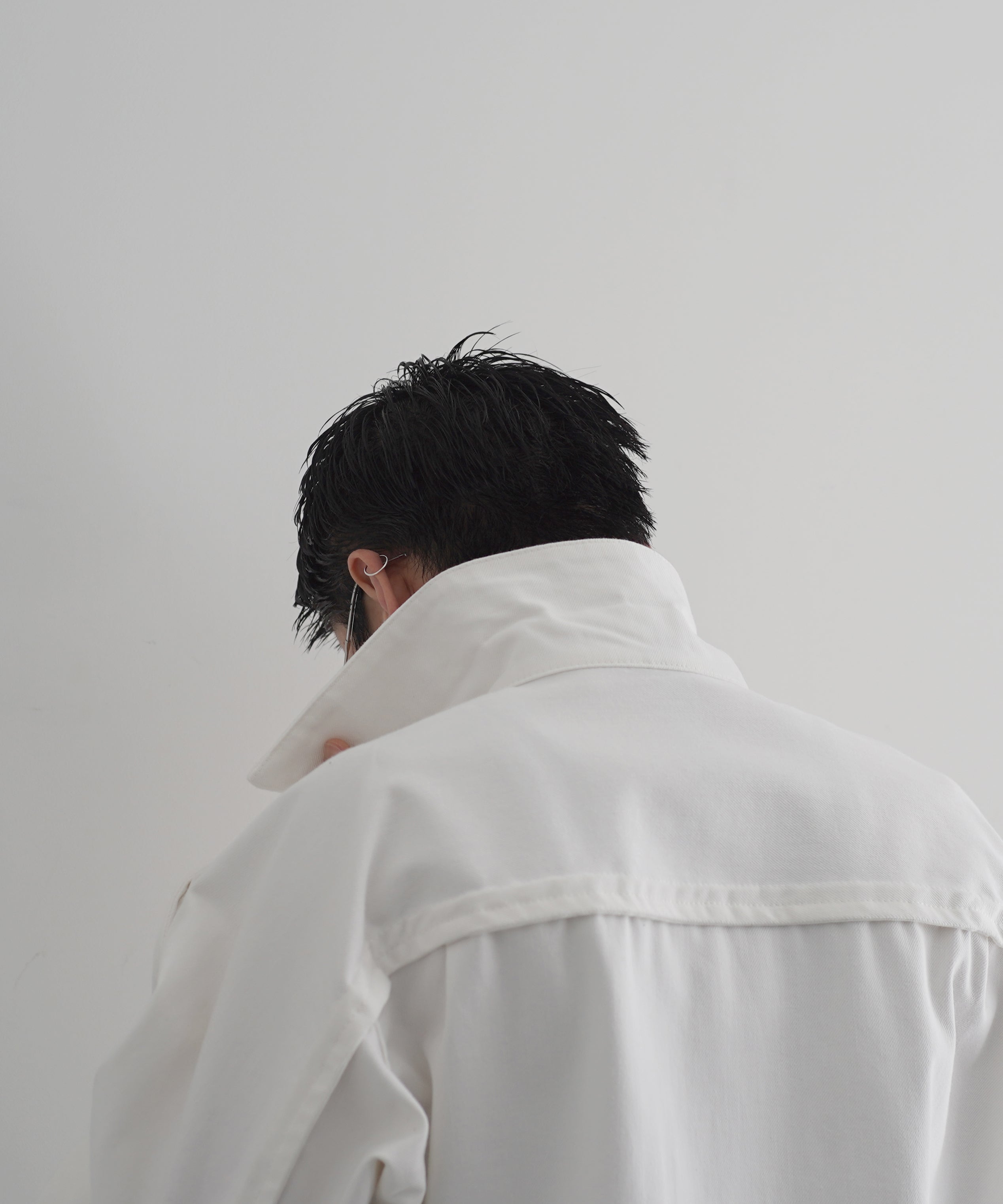 UNUSED Us2535 wide denim jacket "NATURAL"