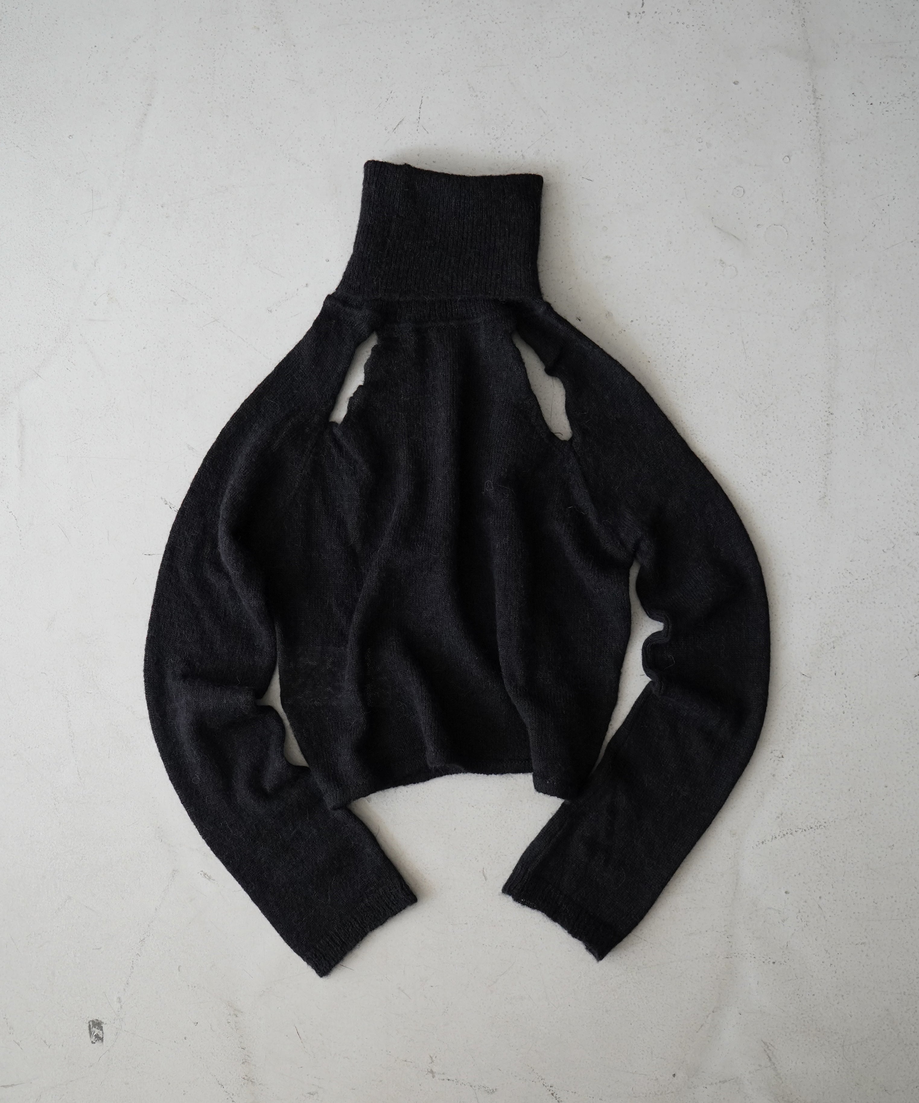 OUR LEGACY Slice turtleneck "BLACK ALPACA"