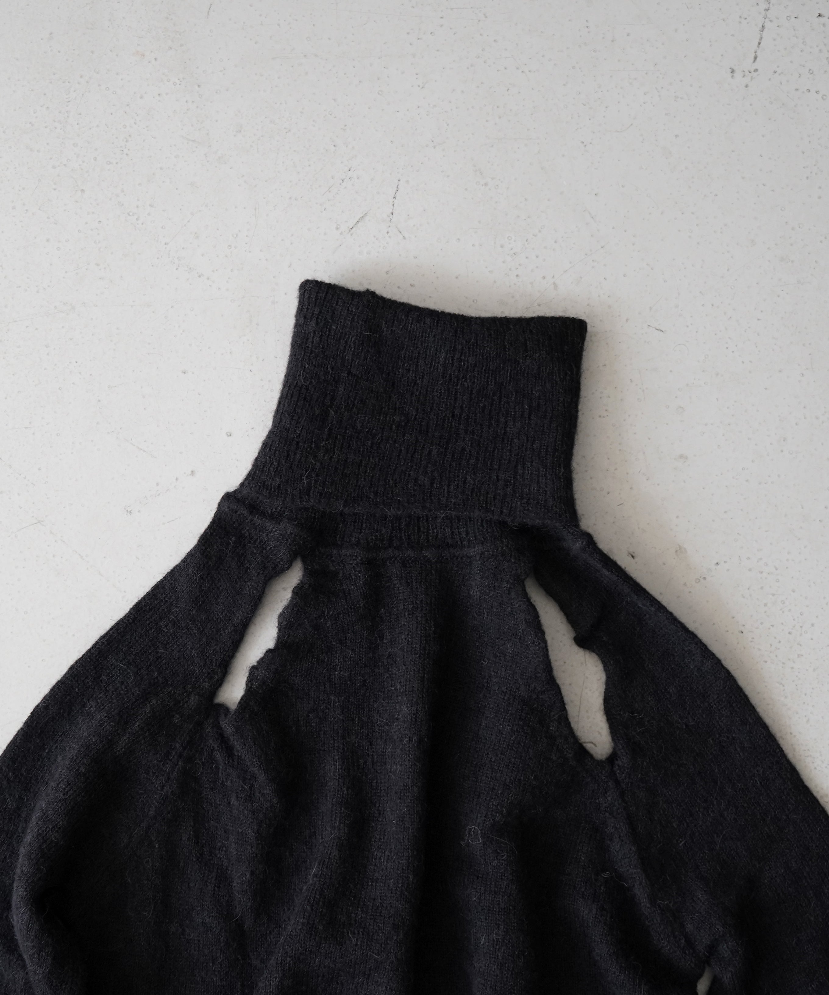 OUR LEGACY Slice turtleneck "BLACK ALPACA"