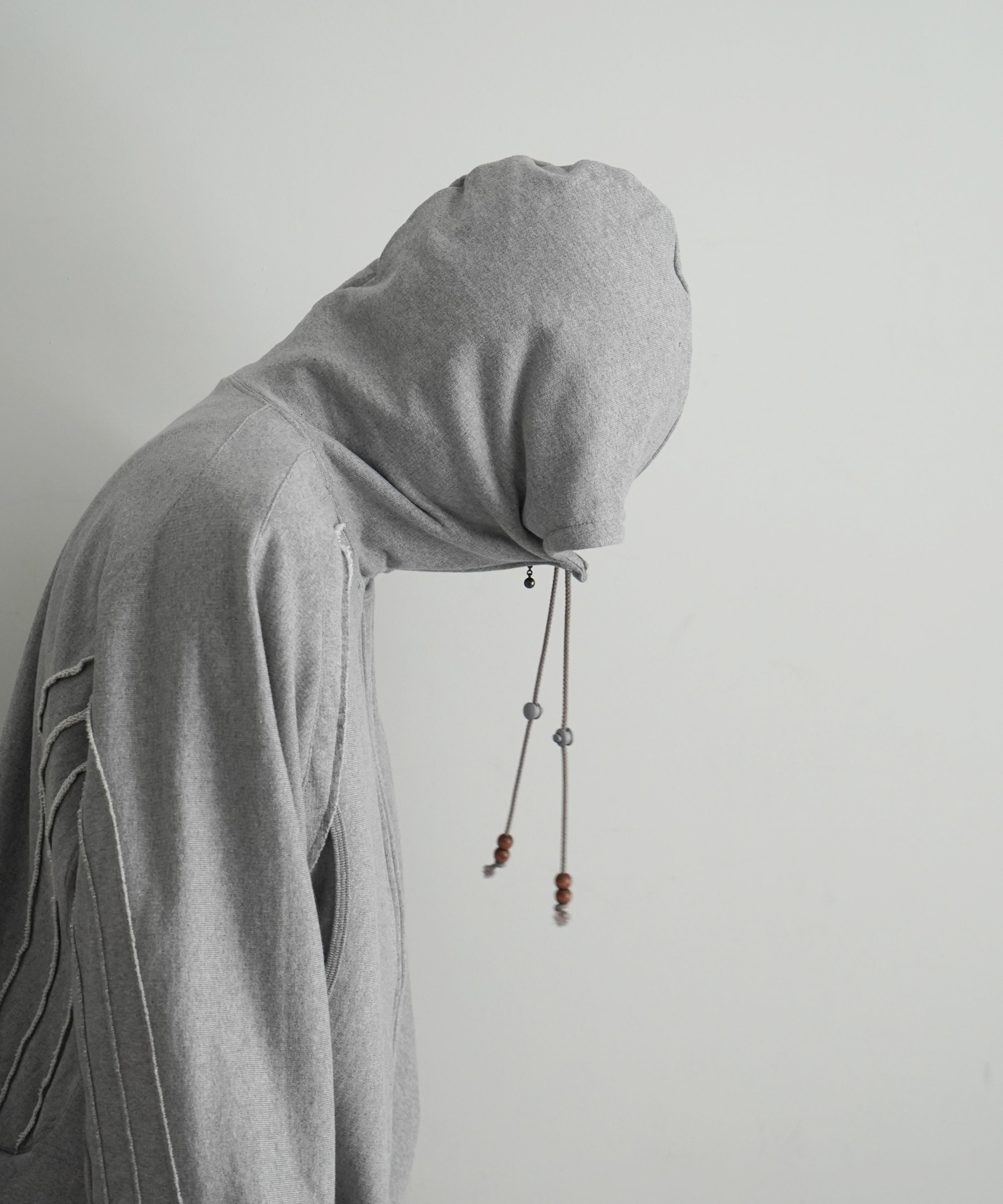 JIAN YE (ジェン イェ) 24AW ORBIT TOP グレー JIAN YE ORBIT HOOD 