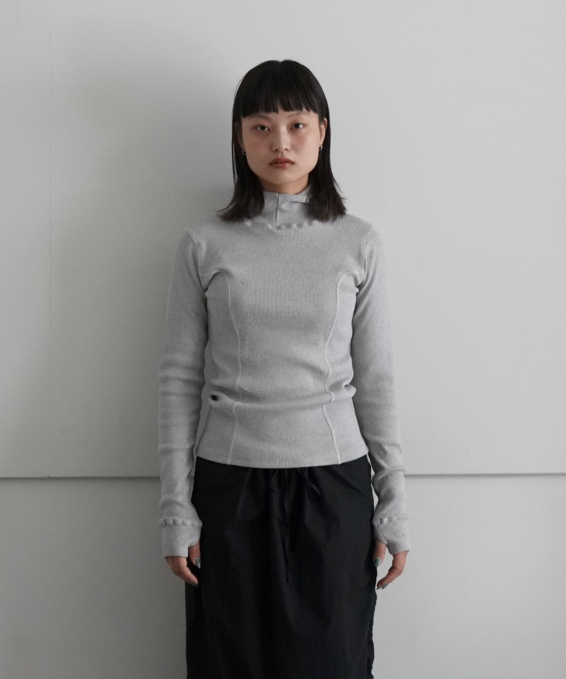 Baserange Hanifa hoodie "GREY MELANGE"