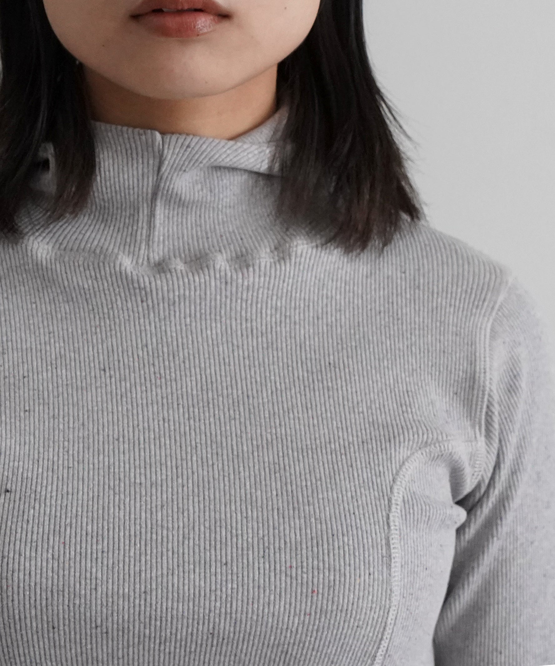 Baserange Hanifa hoodie "GREY MELANGE"