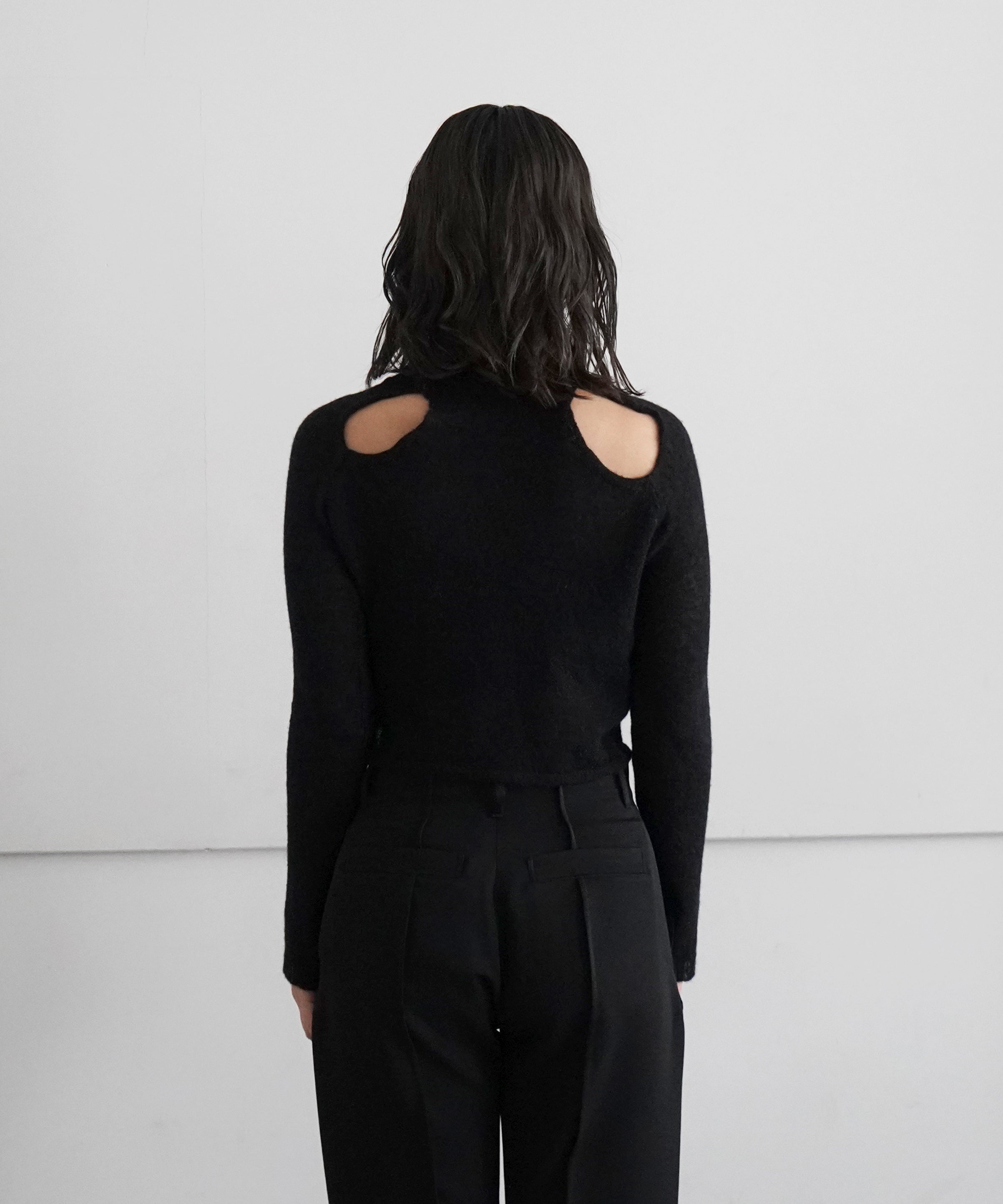 OUR LEGACY Slice turtleneck "BLACK ALPACA"