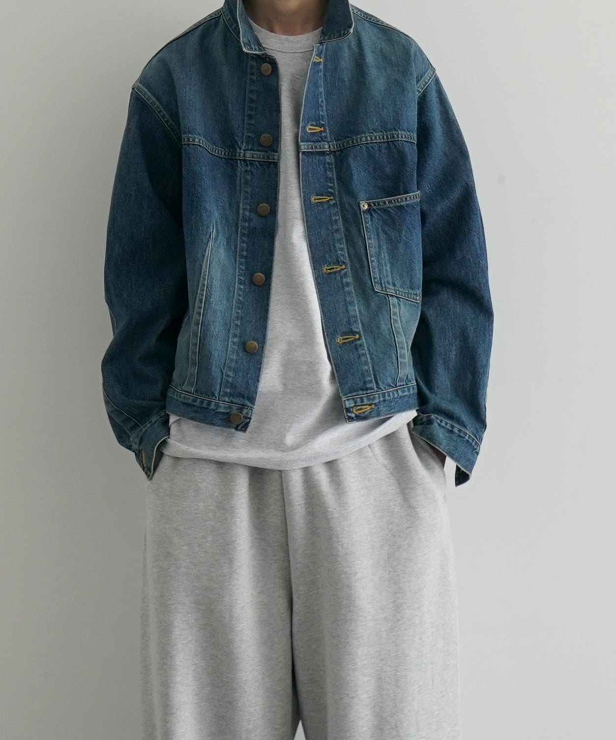 NEEDLES Darts bottom jean jkt -12oz denim- "BLACK"