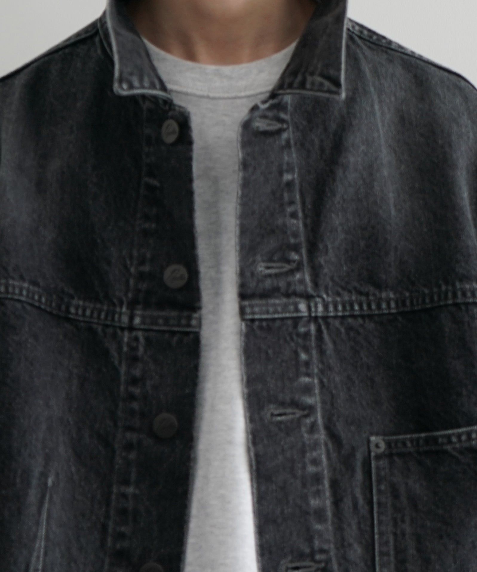 NEEDLES Darts bottom jean jkt -12oz denim- "BLACK"