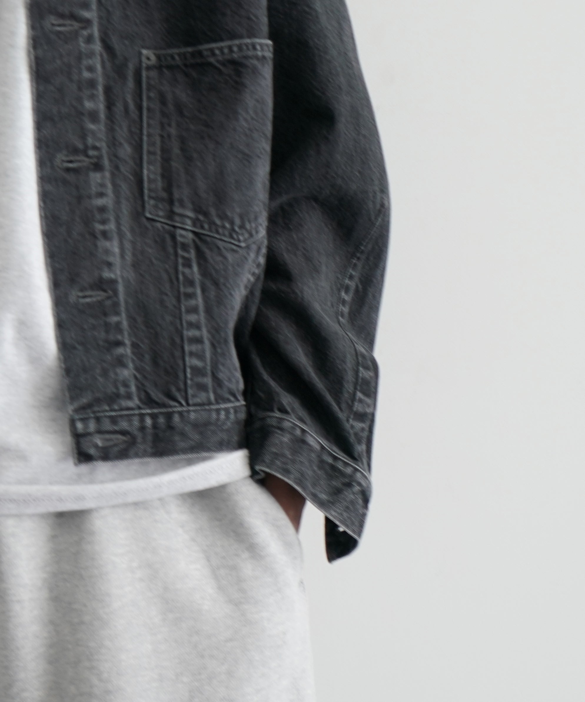 NEEDLES Darts bottom jean jkt -12oz denim- "BLACK"