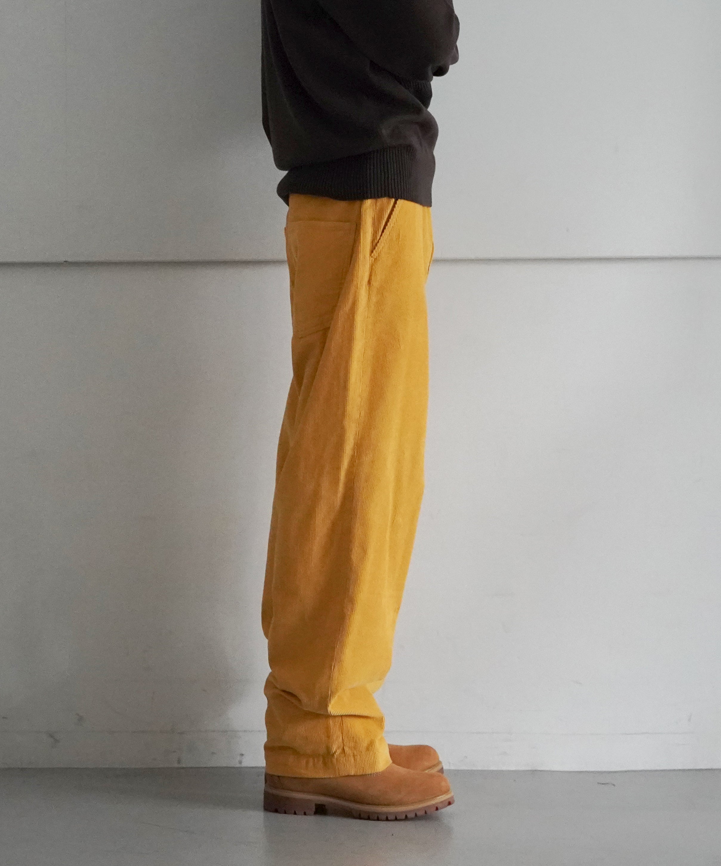 order Loose corduroy pants "YELLOW"