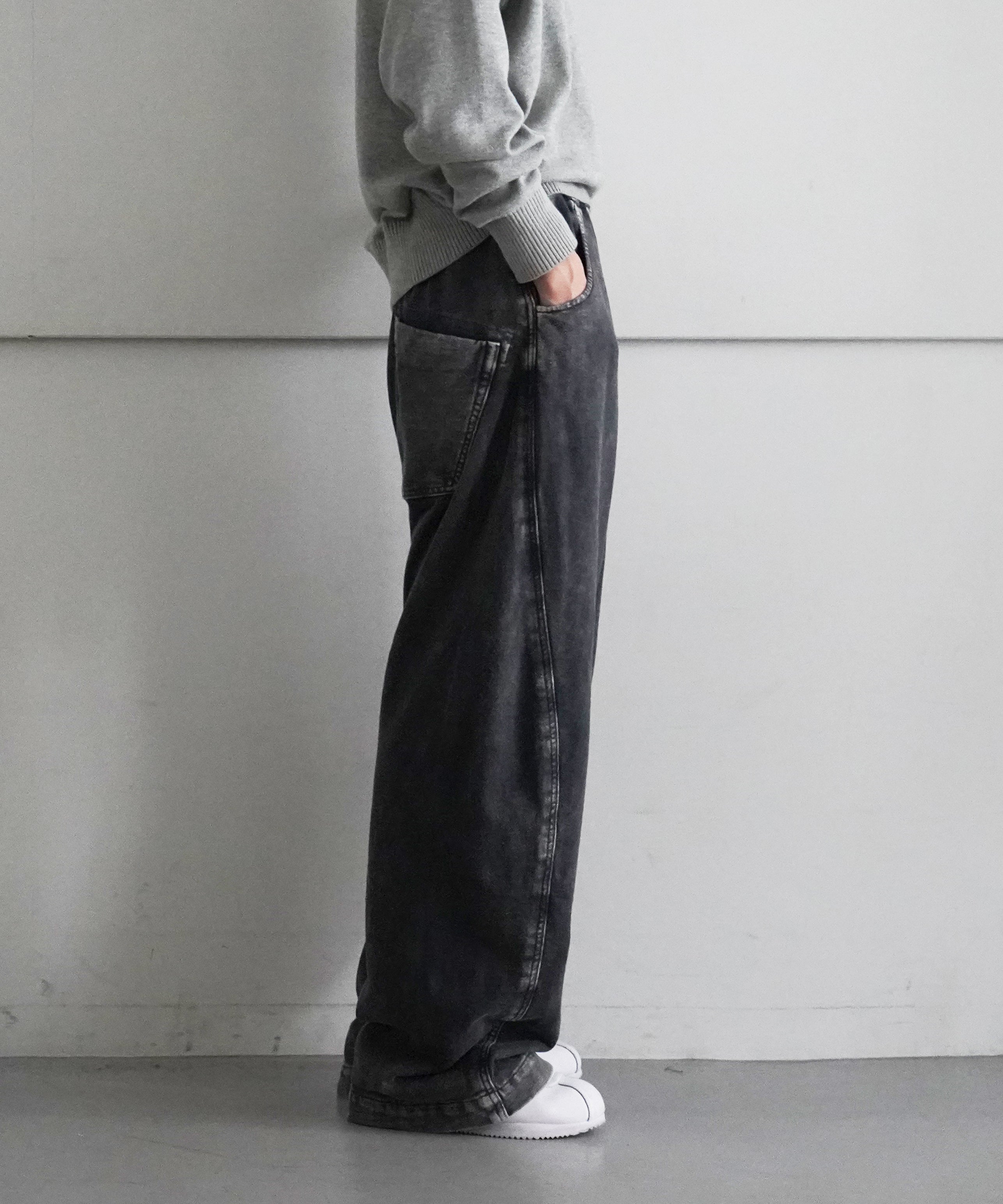 Omar Afridi Shabby twisted lounge pants "GREY"