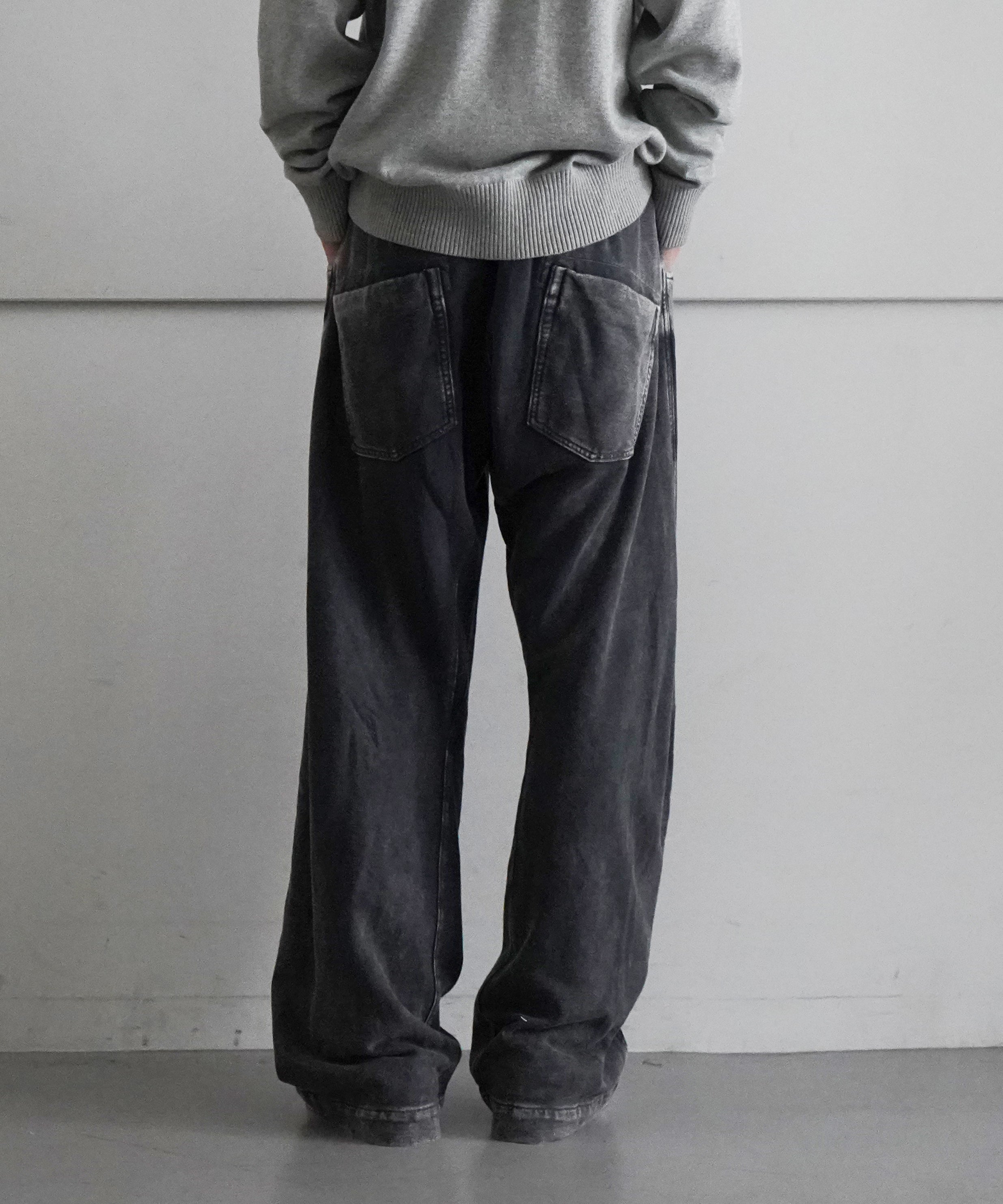 Omar Afridi Shabby twisted lounge pants "GREY"