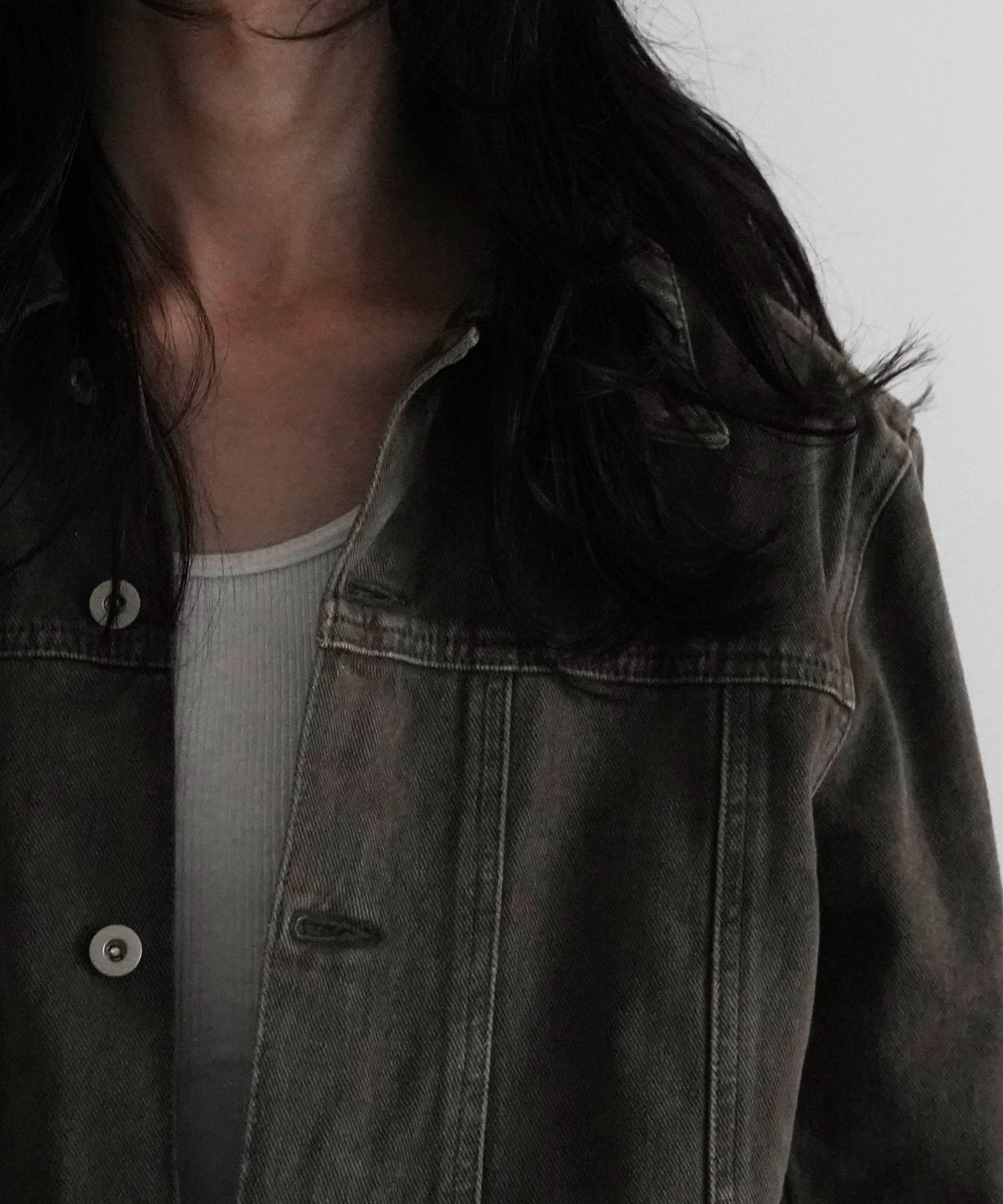 Omar Afridi Axes denim jacket "BROWN"