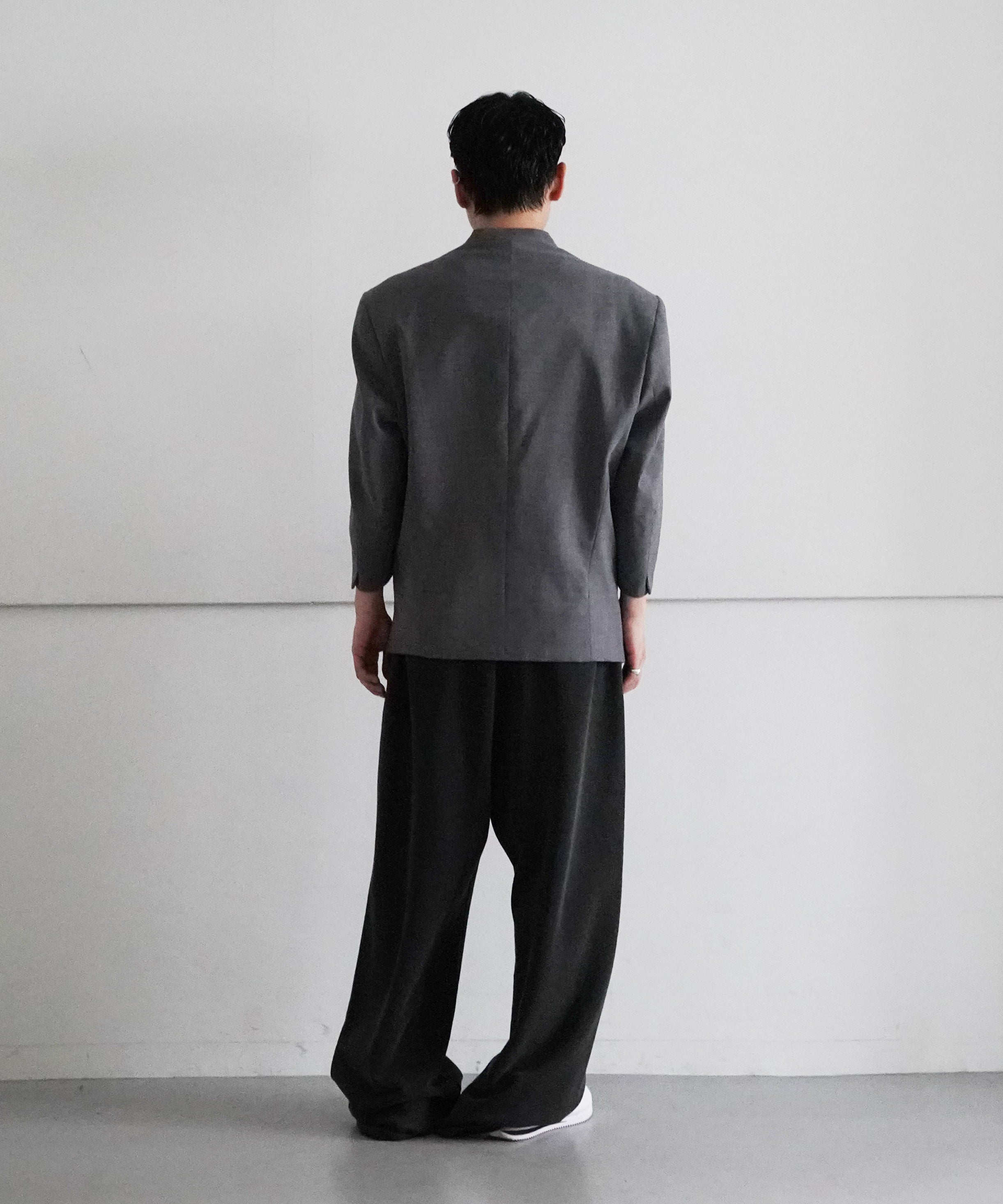 BIBLIOTHERK Pullover tailored jacket "GRAY"