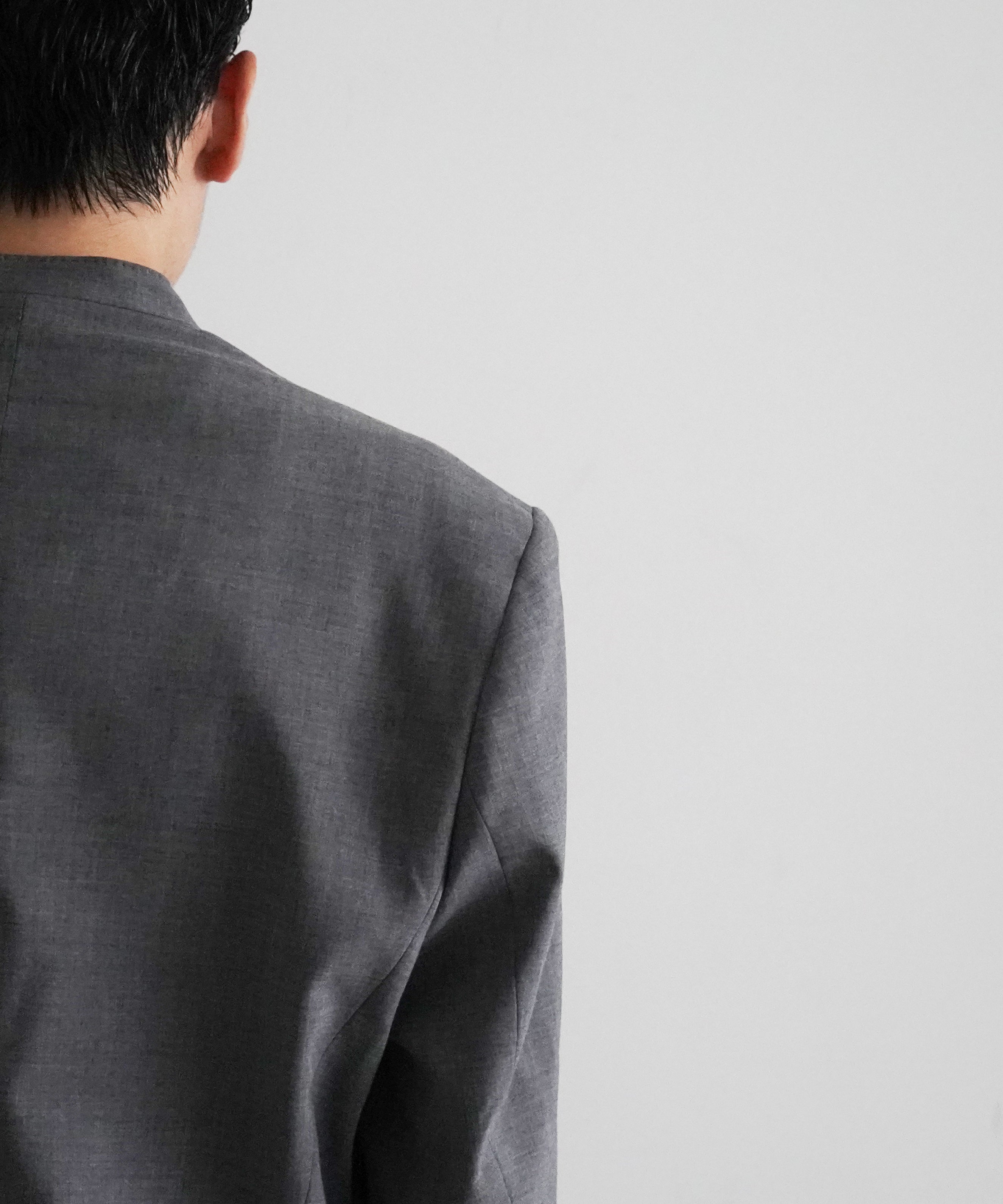 BIBLIOTHERK Pullover tailored jacket "GRAY"