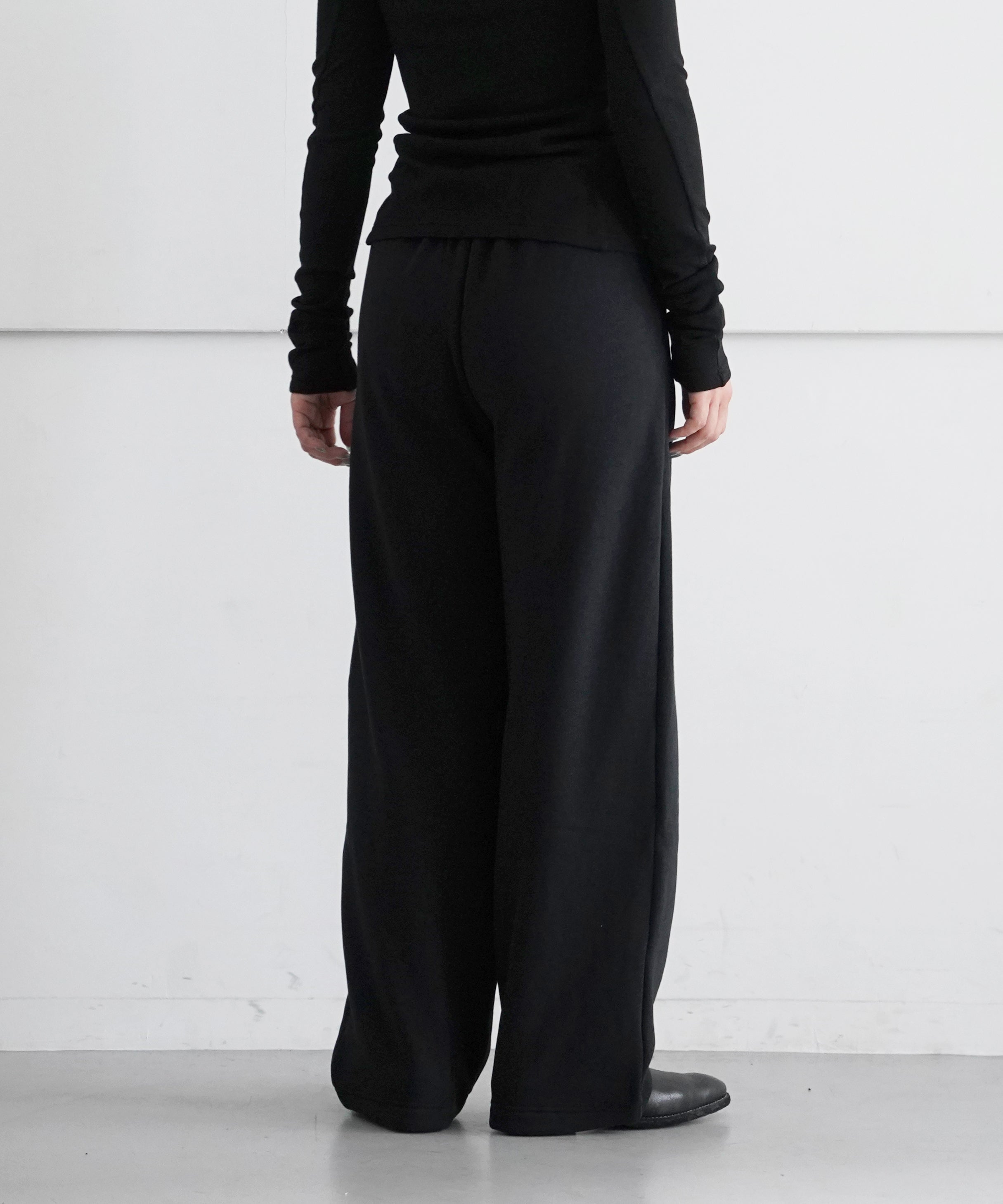 FAX COPY EXPRESS Ultra soft casual swatpants "BLACK"