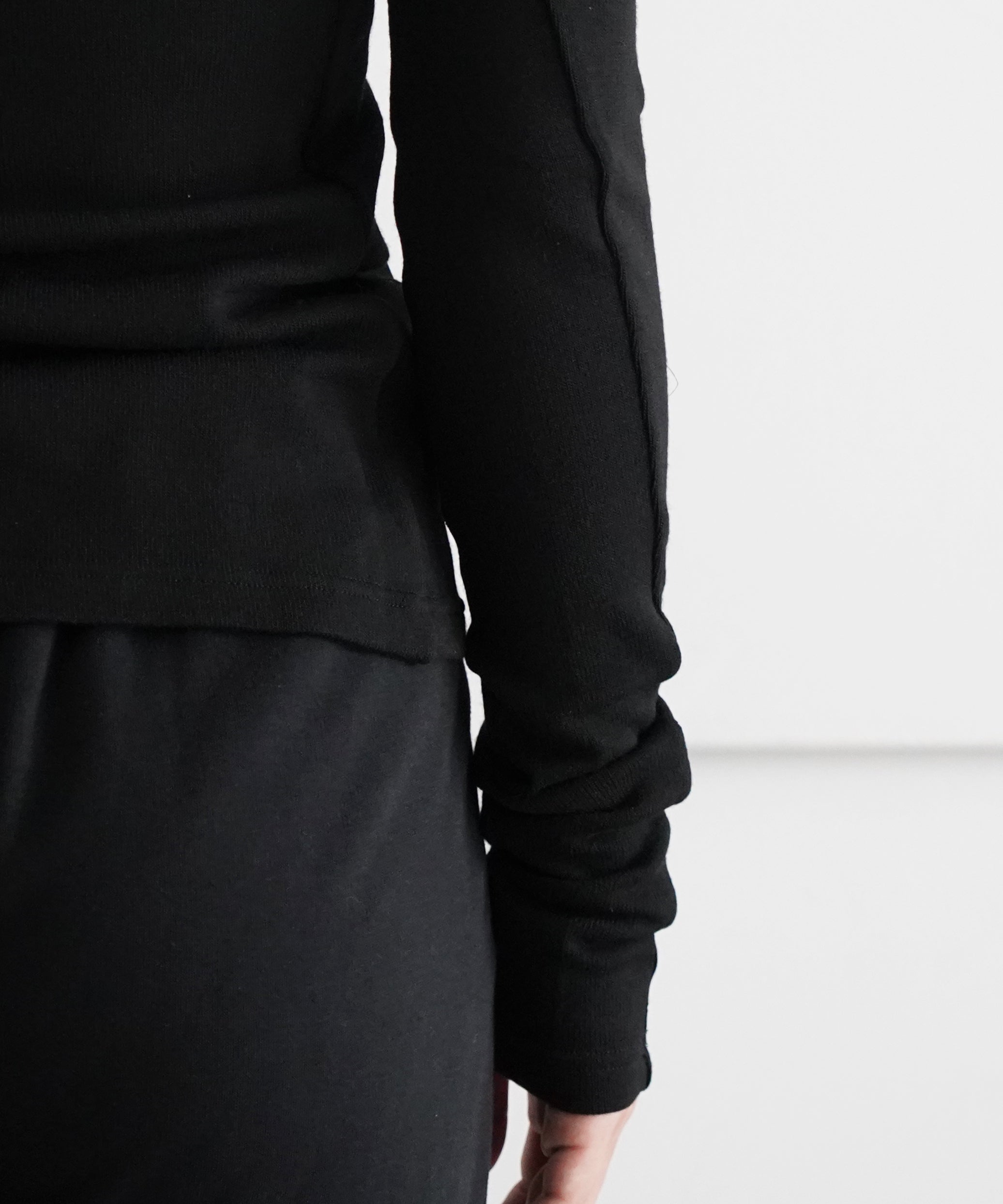 FAX COPY EXPRESS Ultra soft casual swatpants "BLACK"